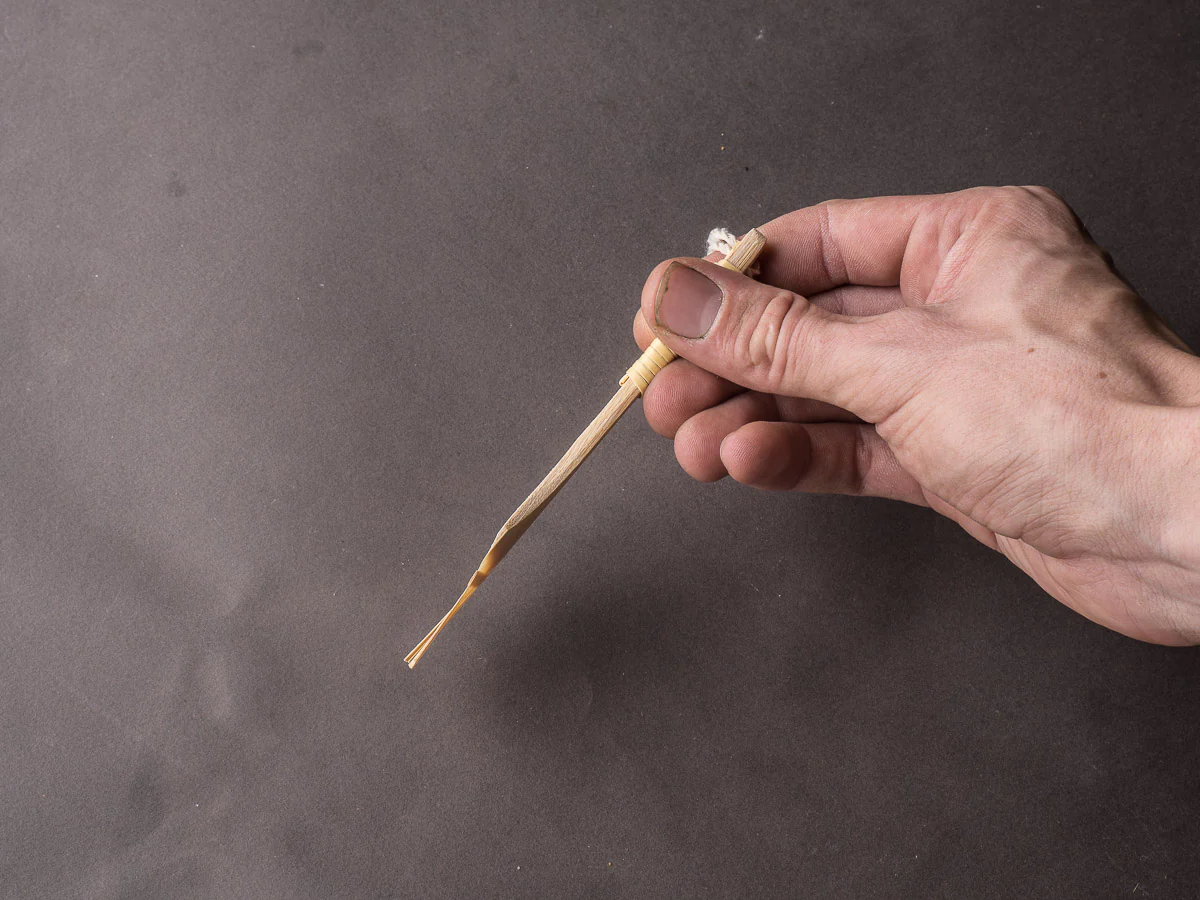 Komon - Oroshigane Take-Bera - Medium (Bamboo spatula for grater) - Image 9