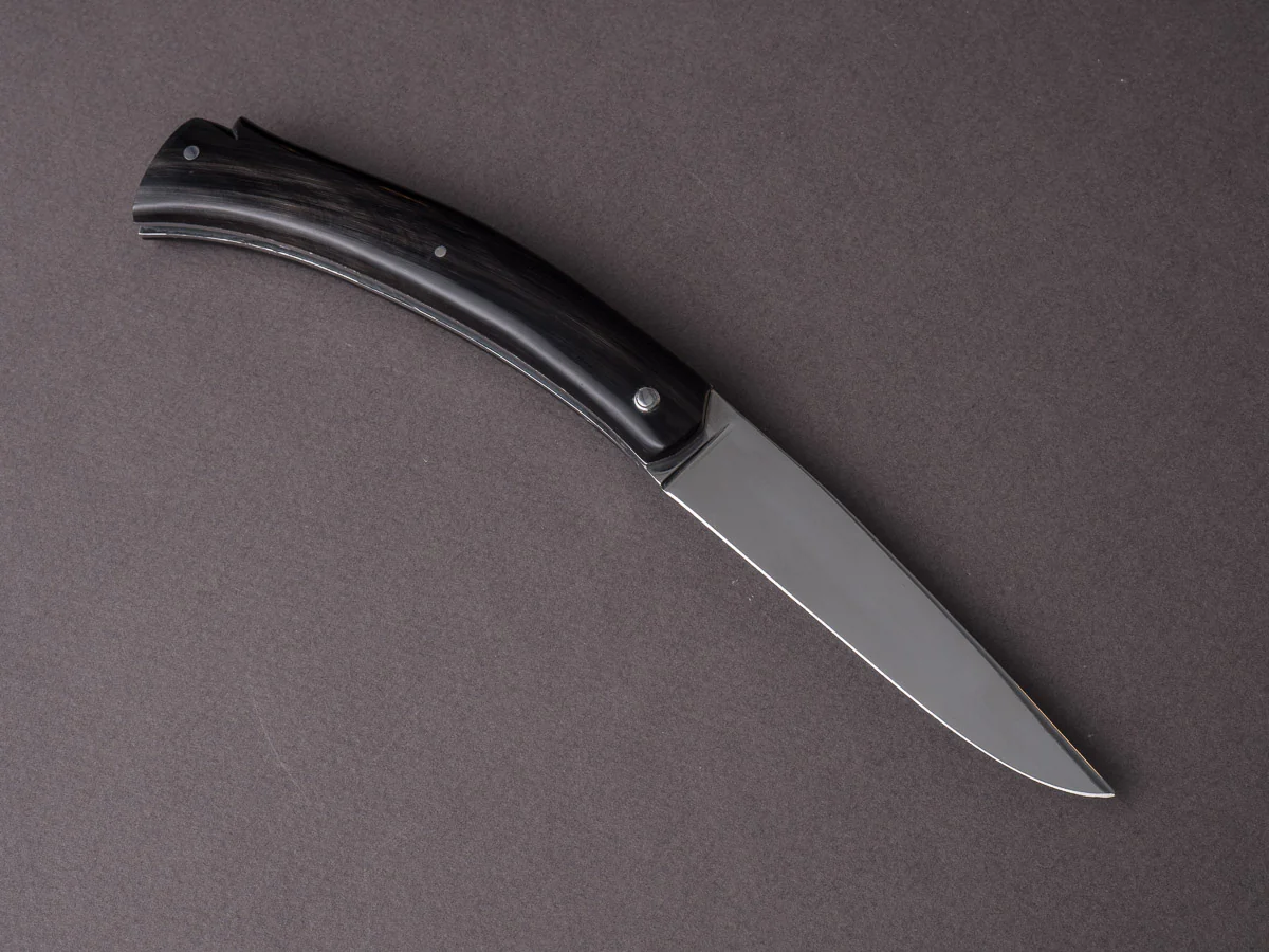 Laguiole en Aubrac - 110mm Mistral - Black Buffalo Horn