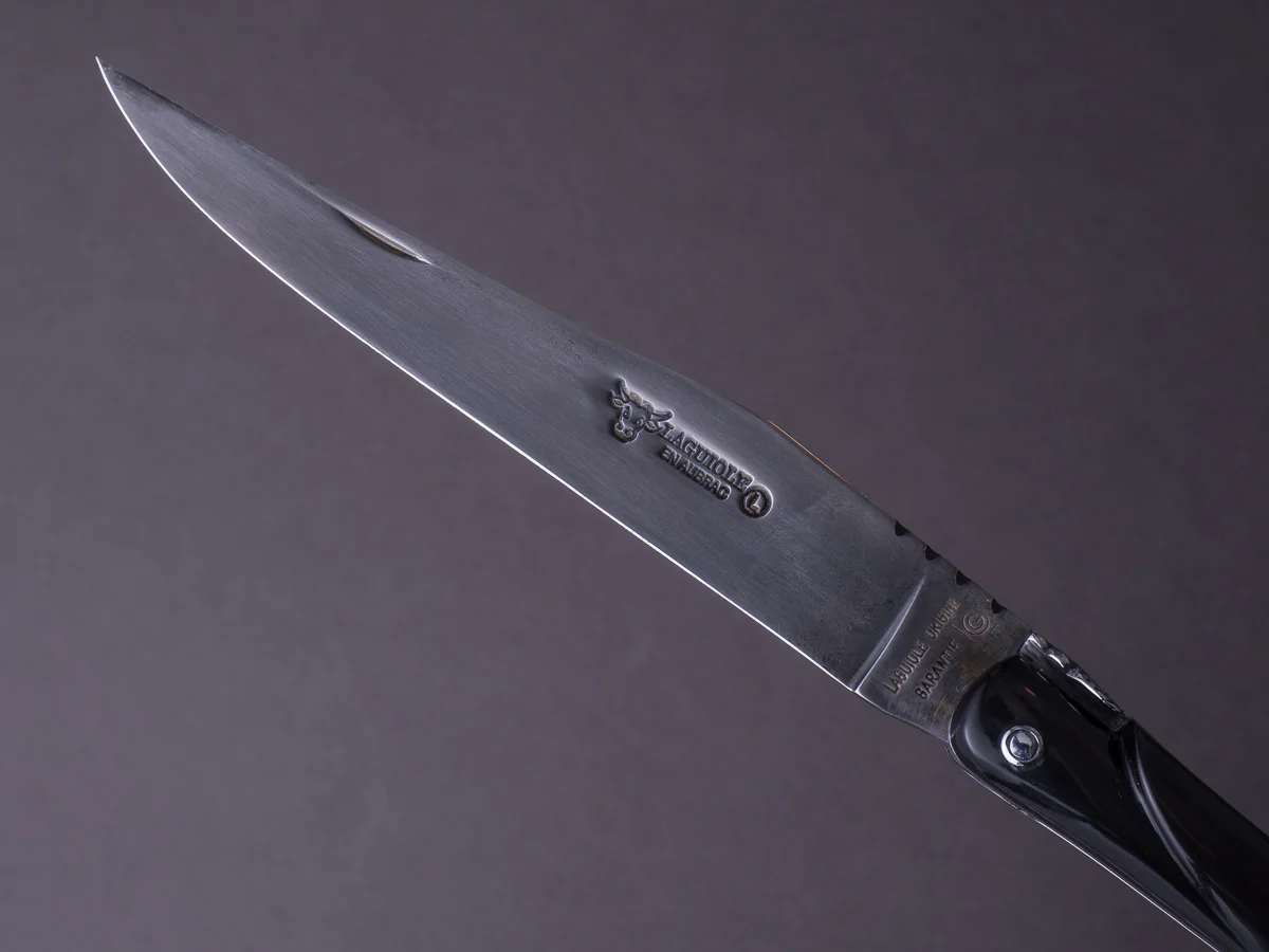 Laguiole en Aubrac - Folding Knife - 14cm Laguiole - Black Horn Handle - Image 4