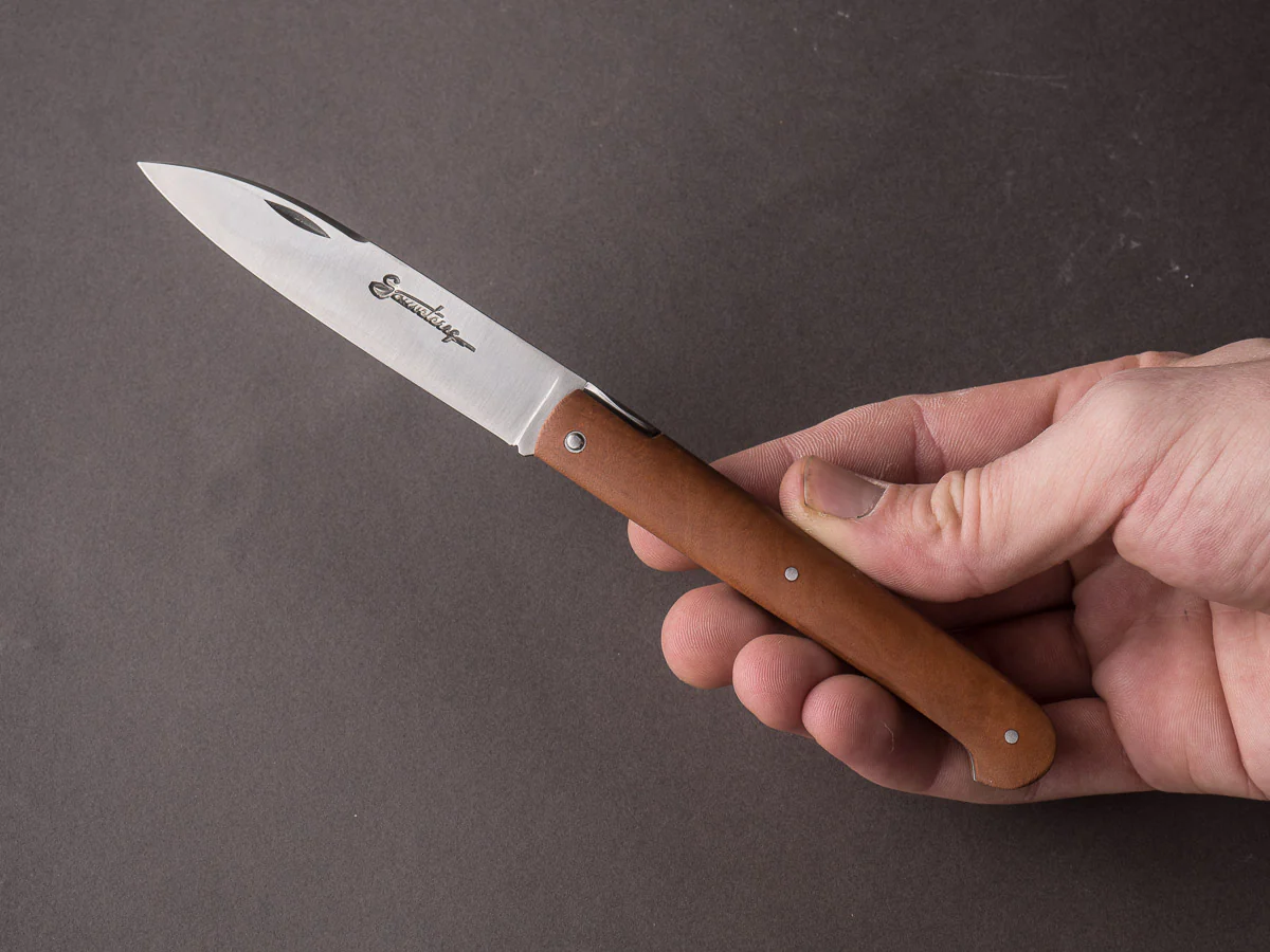 Laguiole en Aubrac - 110mm Folding Knife - Sauveterre - Full Briar - Spring Lock - Image 7