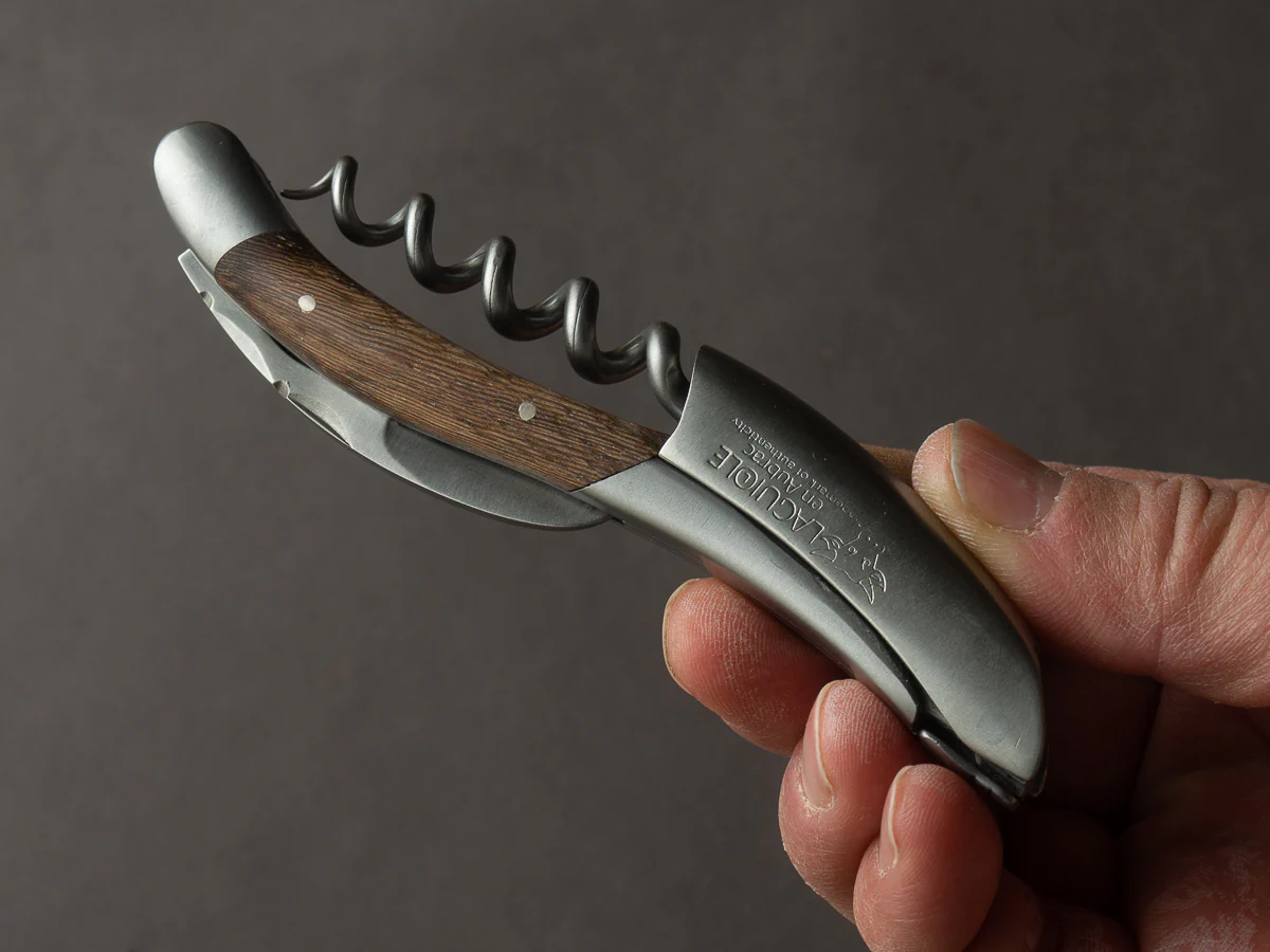 Laguiole en Aubrac - Sommelier Wine Key - Wine Barrel Oak - Image 5