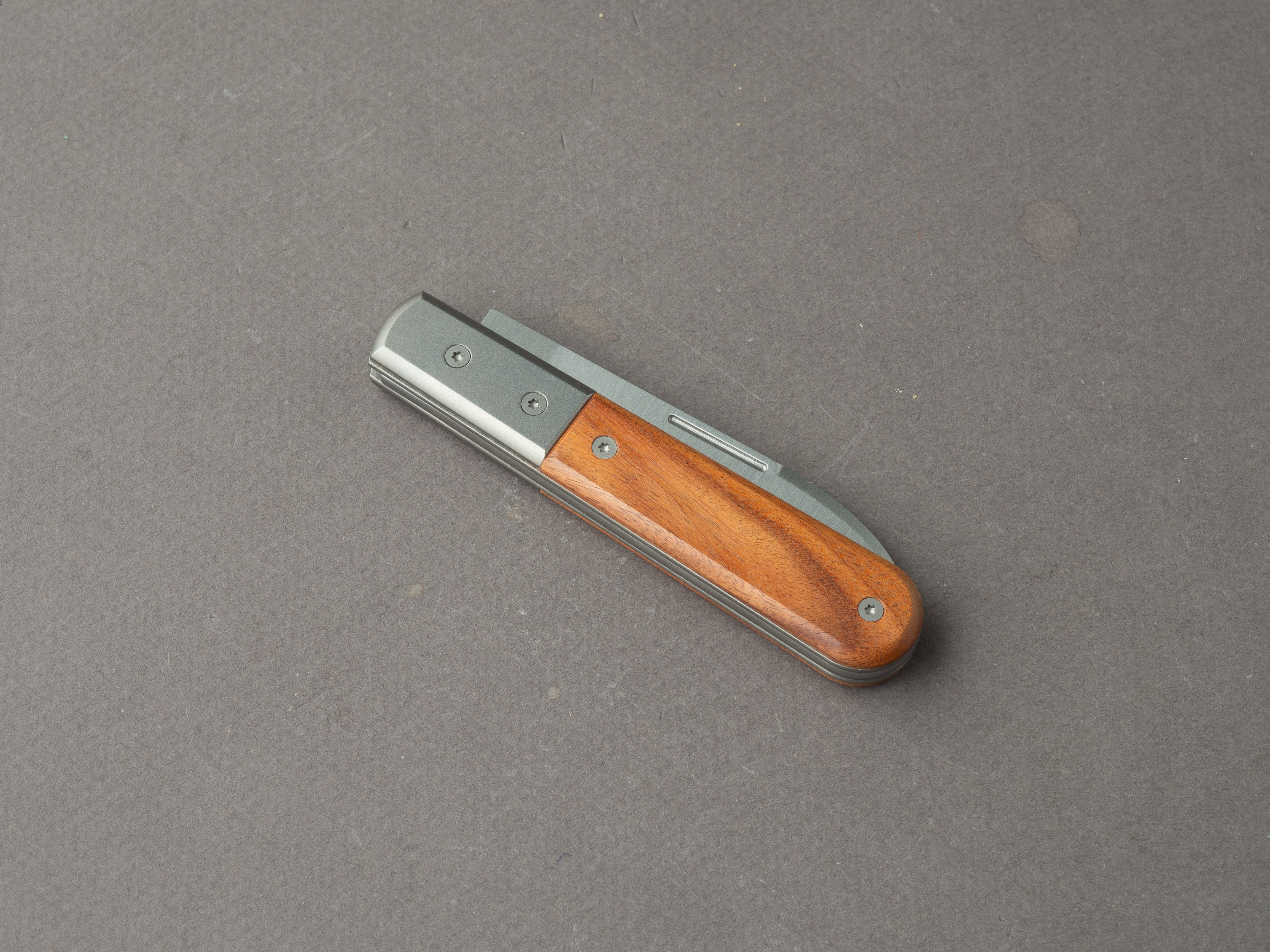 lionSTEEL - Folding Knife - Barlow - Roundhead - 65mm - M390 - Slip Joint - Santos w/ Metal Bolster - Image 4