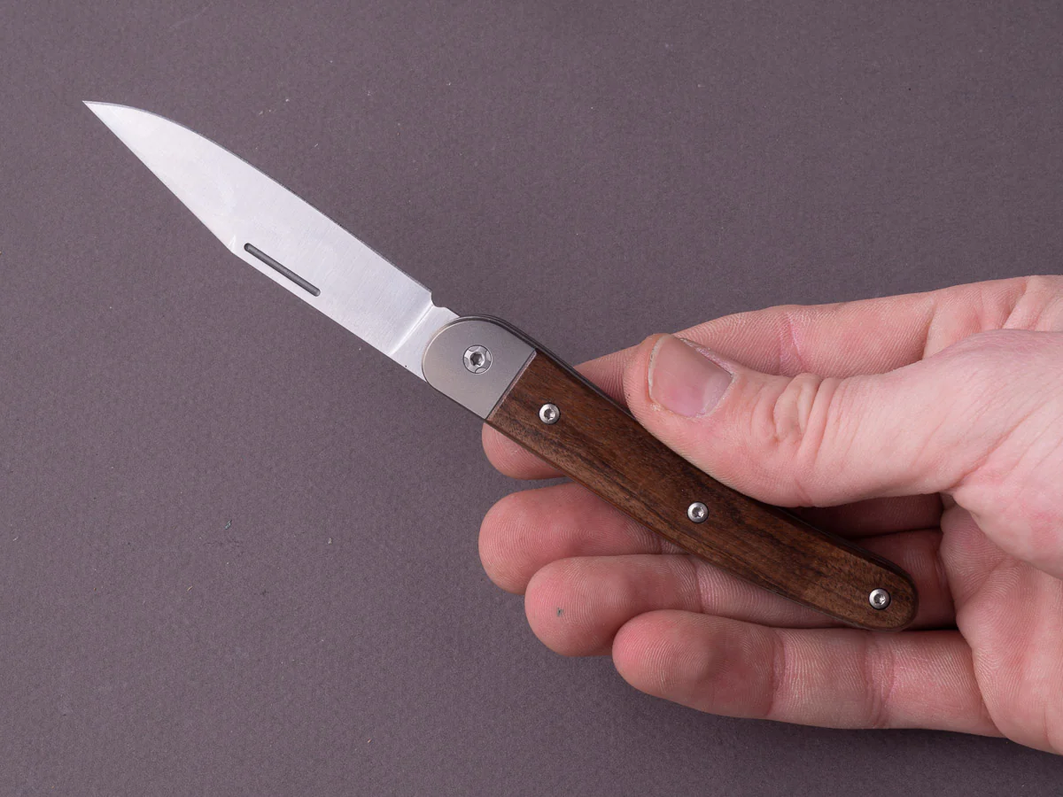lionSTEEL - Folding Knife - Jack - 77mm - M390 - Slip Joint - Santos Mahogany - Image 7