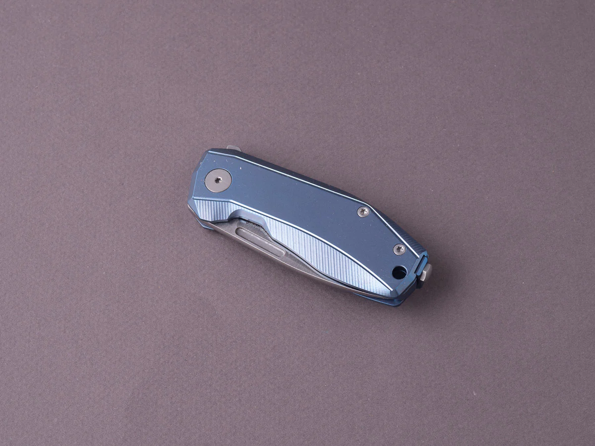 lionSTEEL - Folding Knife - Frame Lock - Nano - MagnaCut - 65mm - Blue Titanium