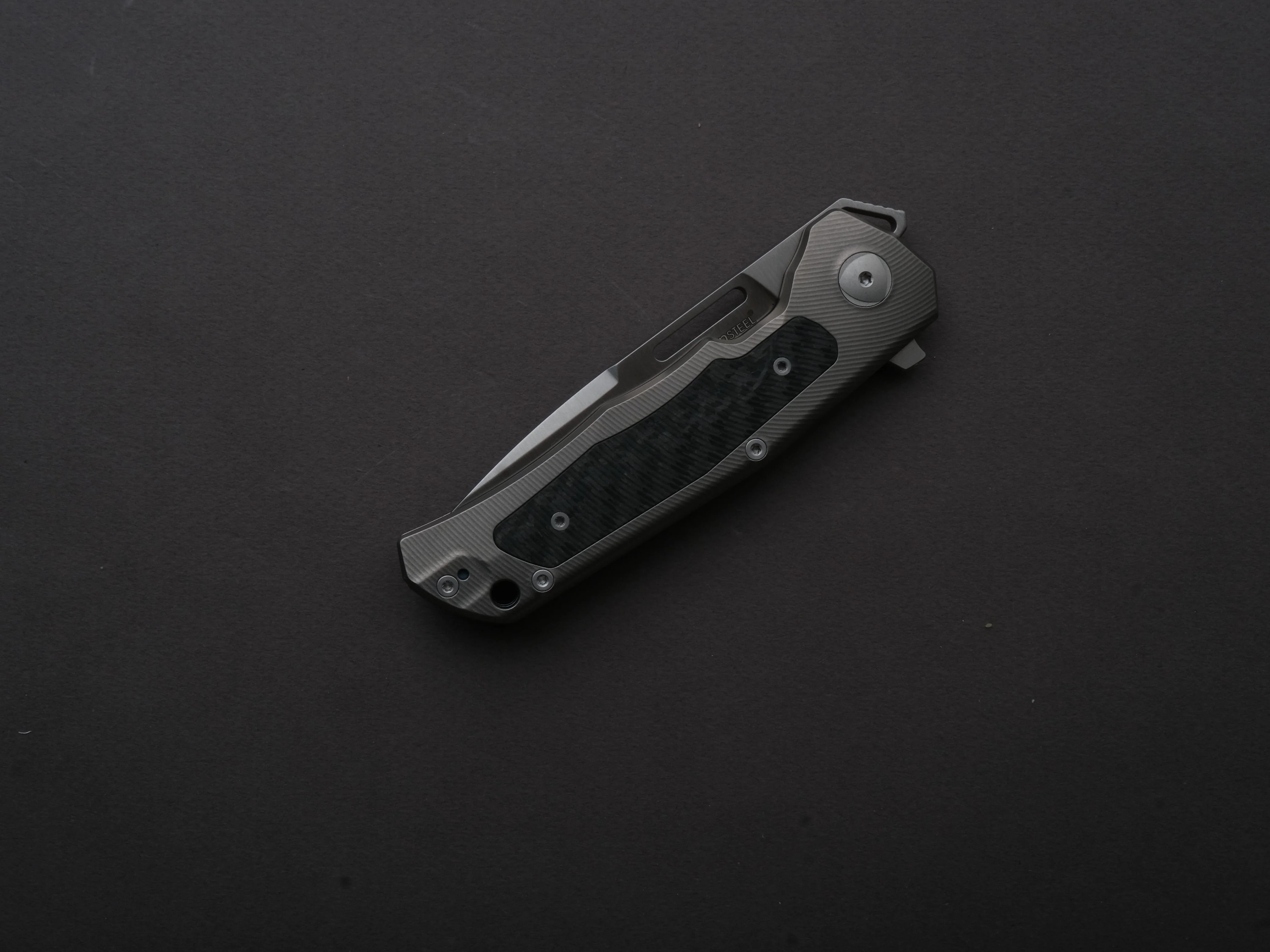 LionSTEEL - Folding Knife - Q4TTRO - Frame Lock - Magnacut - 84mm - Titanium - Image 7