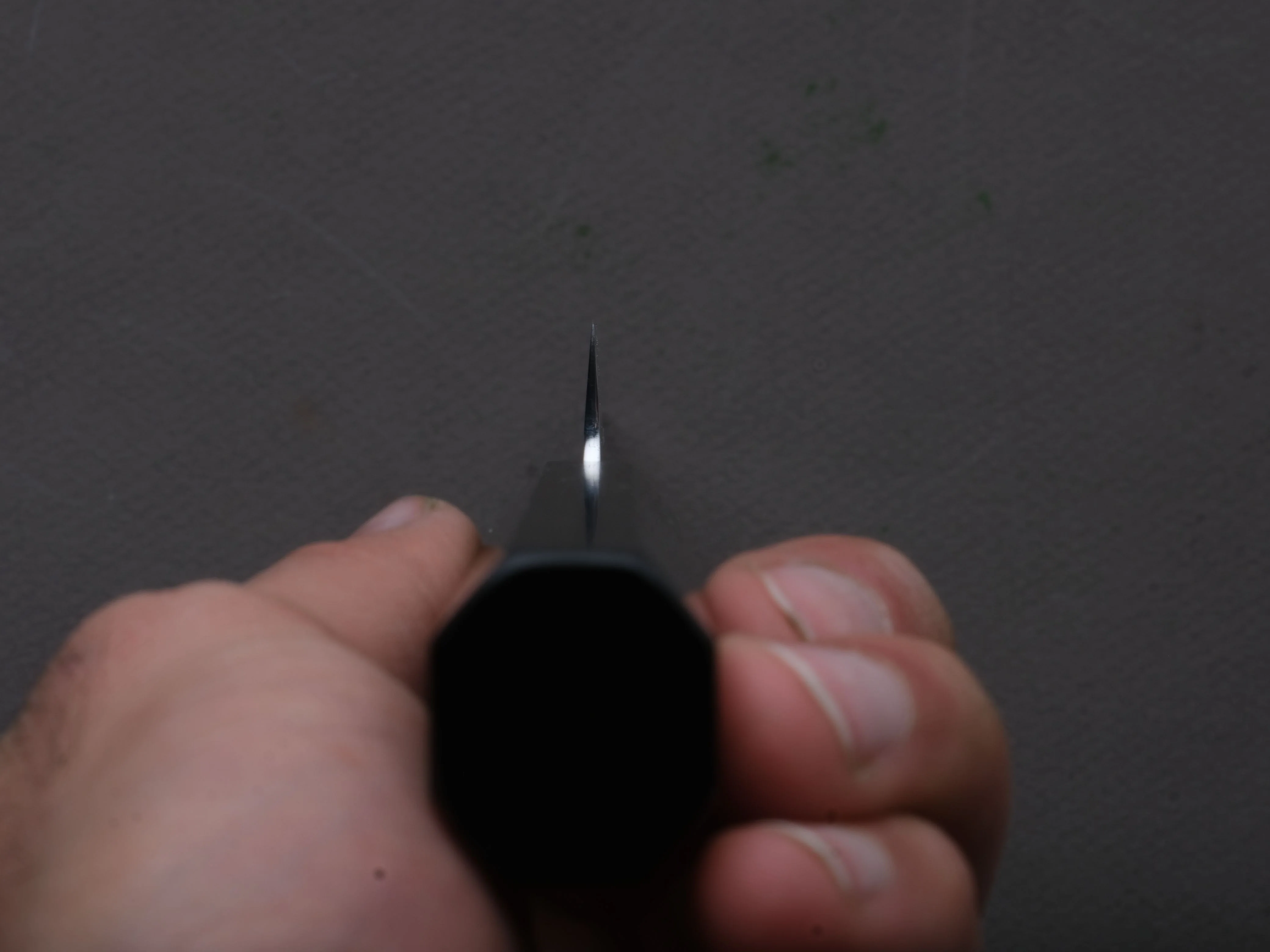 Makoto Kurosaki - VG7 - Damascus - Petty - 135mm - Ebony Handle - Image 5