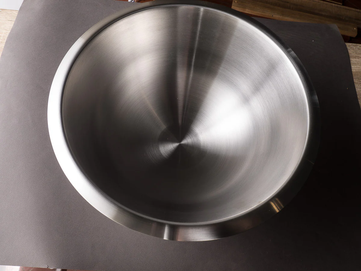 Matfer Bourgeat - Hemispherical Stainless Steel Mixing Bowl - 12" - Image 2