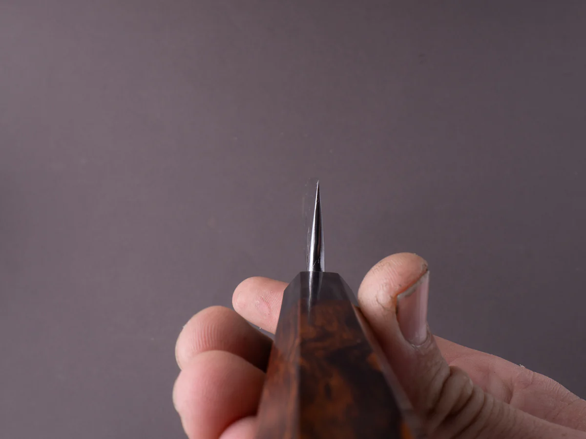 Merion Forge - Wrought Iron - 1.2562 W - 285mm Sujihiki - Ironwood Wa Handle - Image 9
