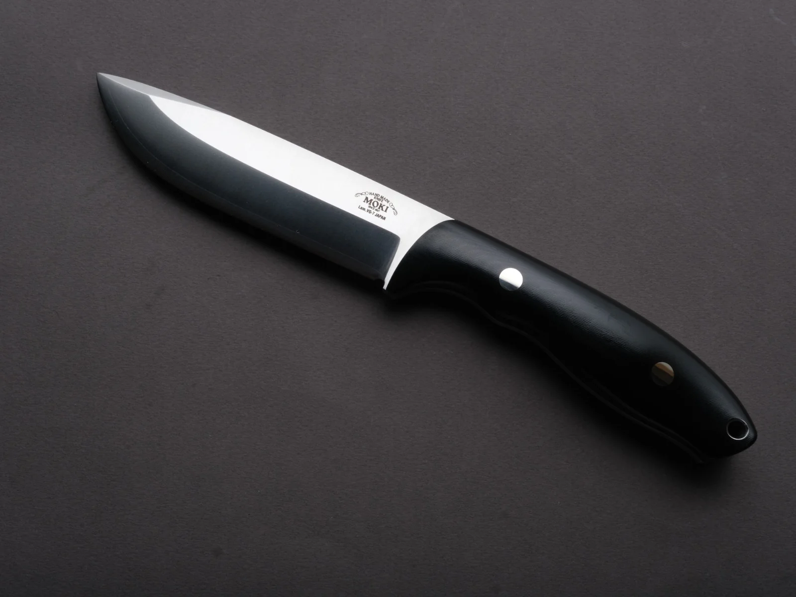 MOKI - Berg - Fixed Blade - 110mm - Linen Micarta Handle
