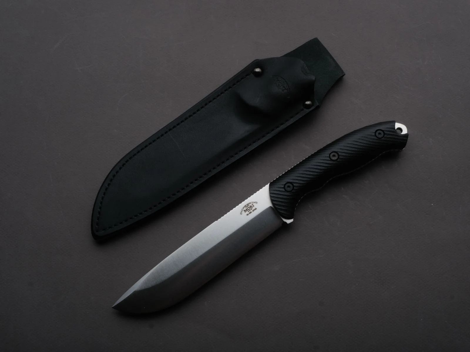MOKI - Berg - Robson Ruggedman - Fixed Blade - 153mm - Linen Micarta Handle