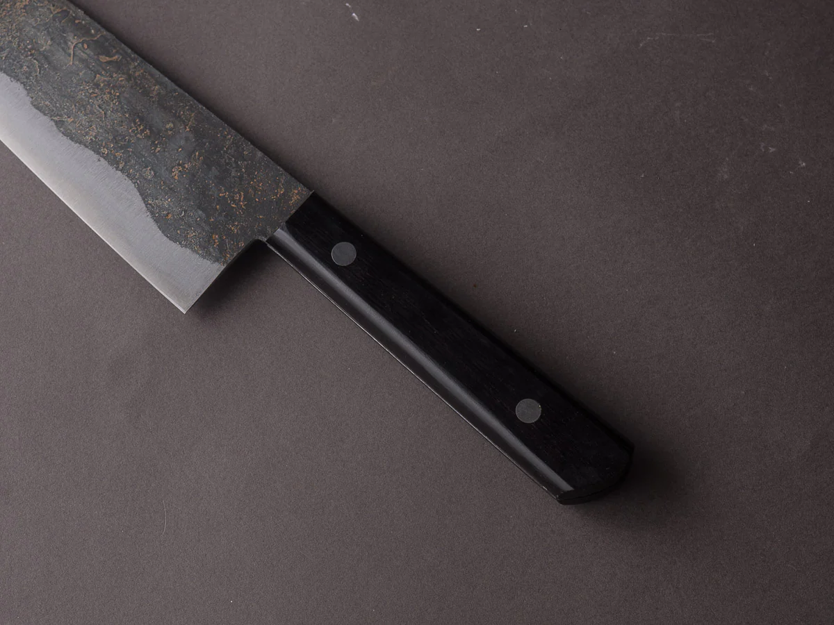 Morihei - Hisamoto - White #1 - Kurouchi - Gyuto - 210mm - Western Handle (No Bolster) - Image 6