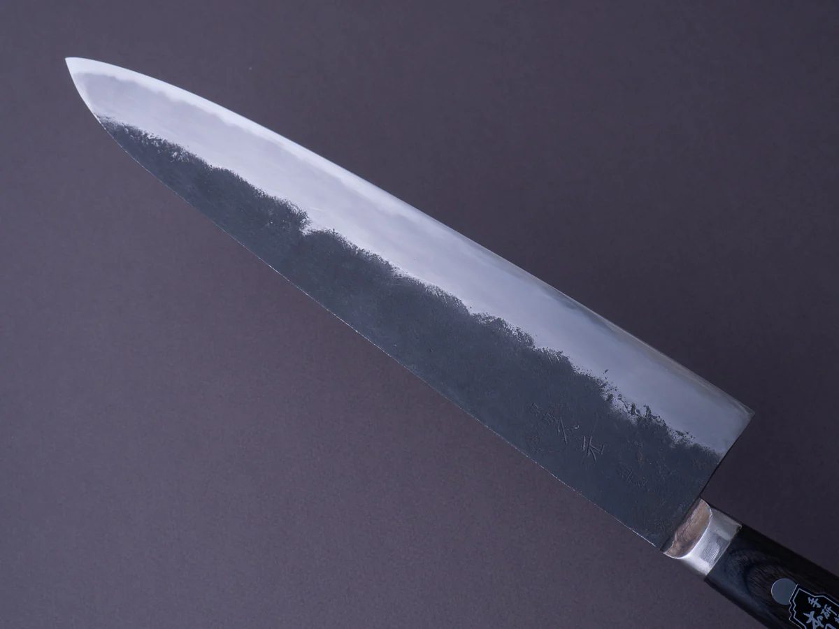 Morihei - Hisamoto - White #1 - Kurouchi - 270mm - Gyuto - Western Handle - Fine Finish - Image 3
