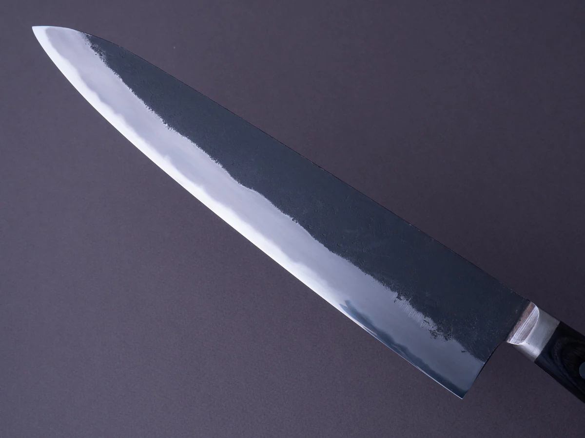 Morihei - Hisamoto - White #1 - Kurouchi - 270mm - Gyuto - Western Handle - Fine Finish - Image 4