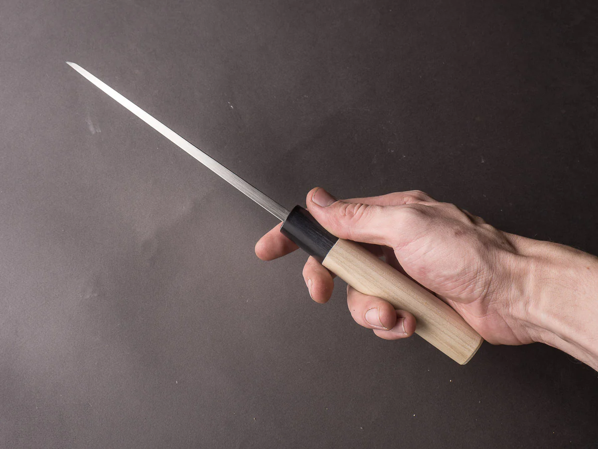 Mumei - Stainless - Deba - 180mm - Magnolia Handle - Image 9