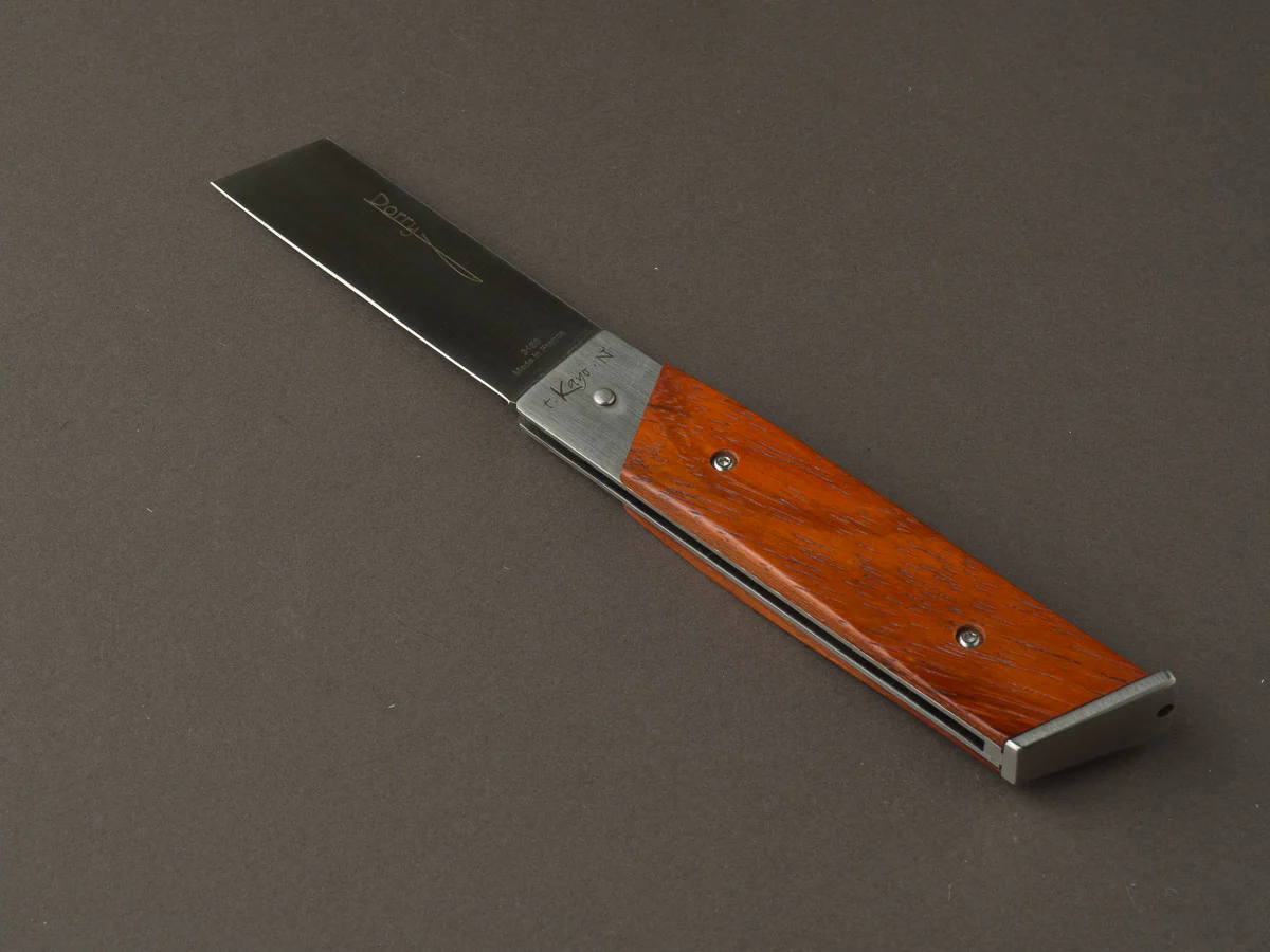 Neptunia - Folding Knife - Dorry - Slip Joint - 75mm - 12C27 - Padauk Handle - Image 2