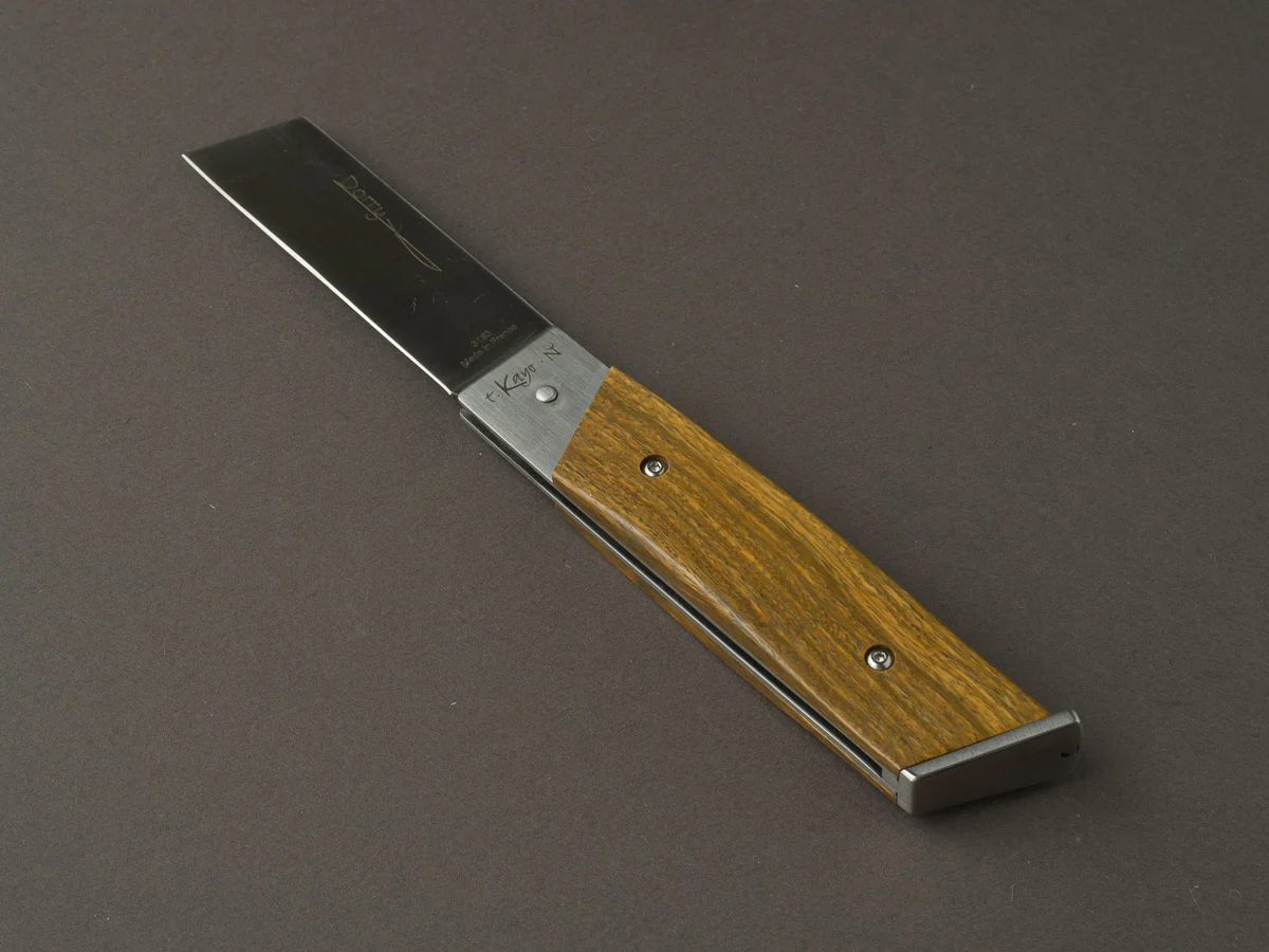 Neptunia - Folding Knife - Dorry - Slip Joint - 75mm - 12C27 -  Palo Santo Handle - Image 3