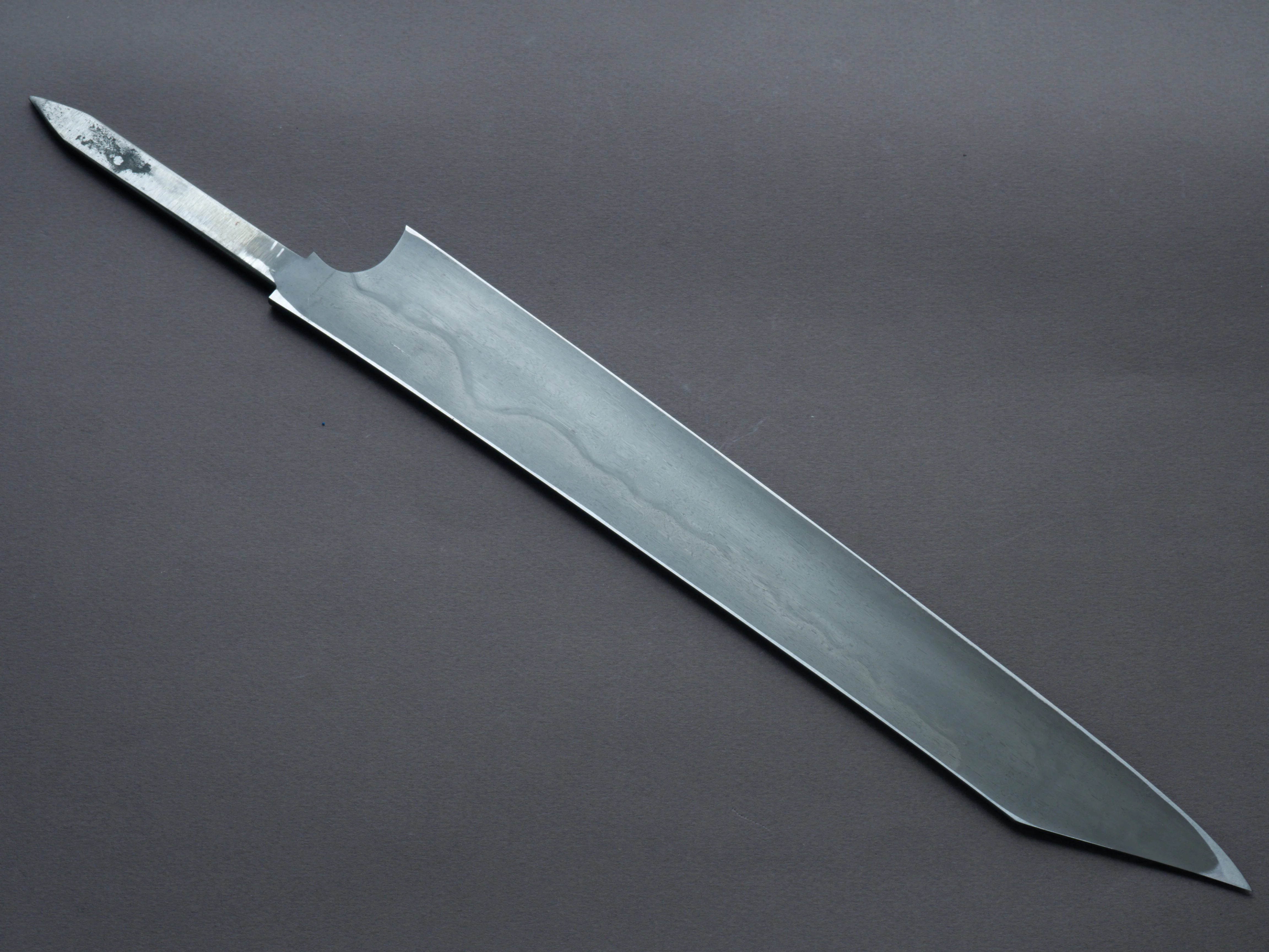 Nigara Hamono - Mt. Fuji Mizu Honyaki - White #1 - 300mm Kiritsuke Yanagiba - No Handle - Image 2