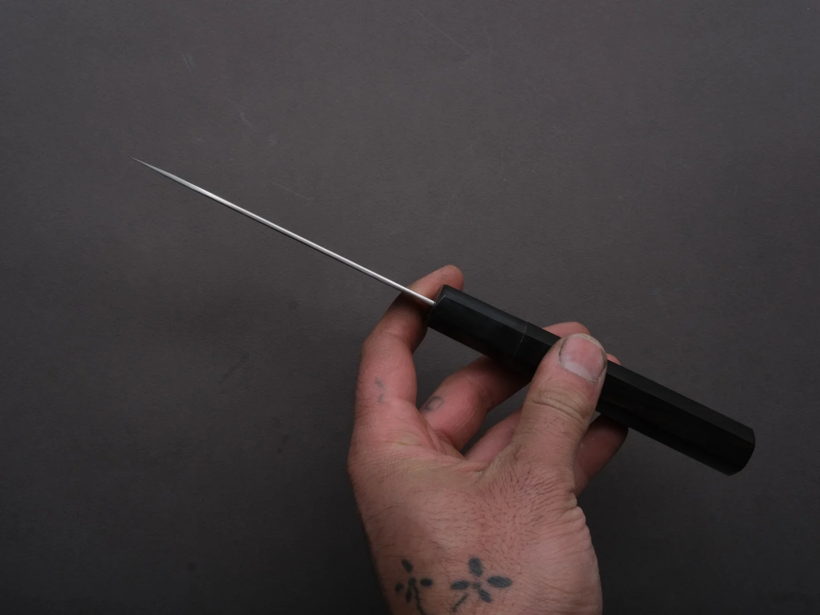 Nigara Hamono - SG STRIX - Petty - 120mm - Ebony Handle - Image 5