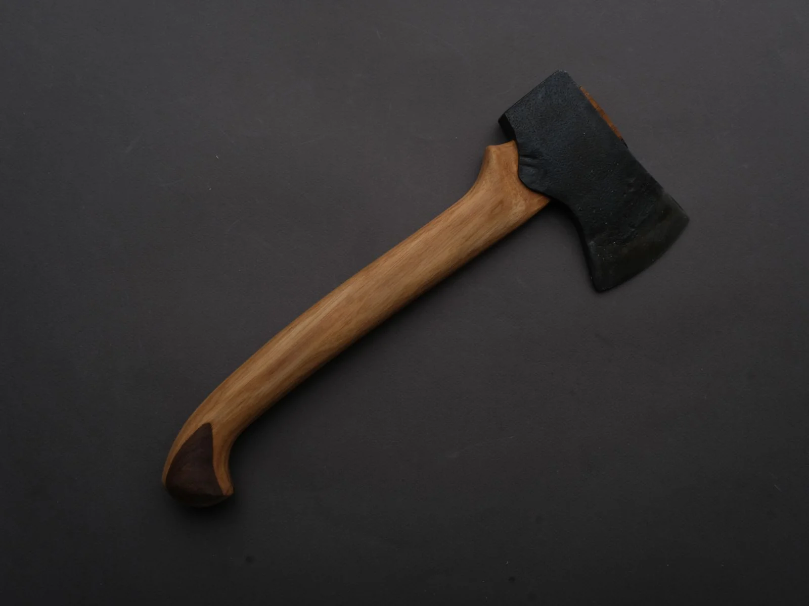 Northeast Axe & Tool - 1.5lb Carving Axe - 1055 Carbon - Hickory Walnut Handle - Image 3