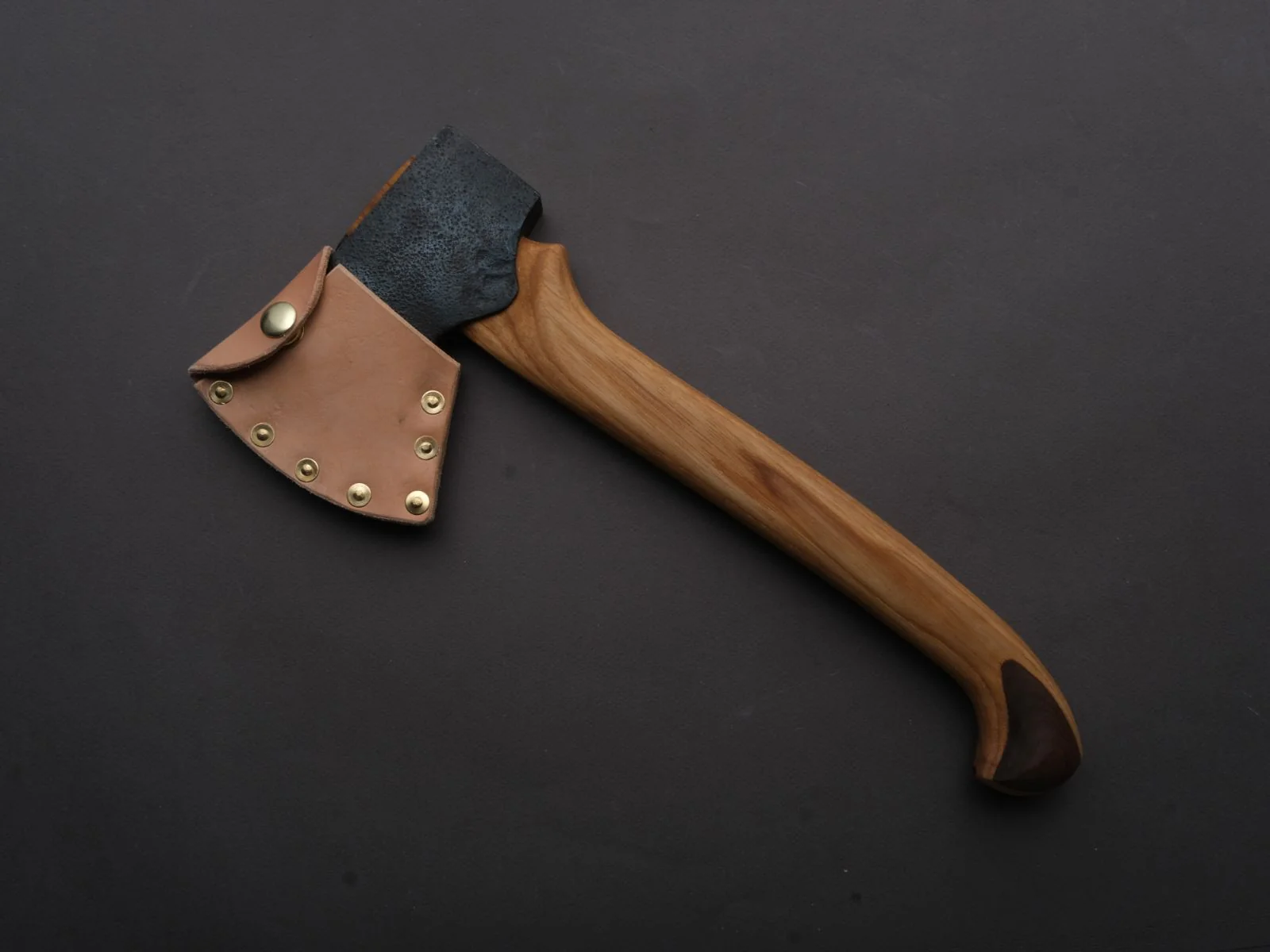 Northeast Axe & Tool - 1.5lb Carving Axe - 1055 Carbon - Hickory Walnut Handle - Image 4