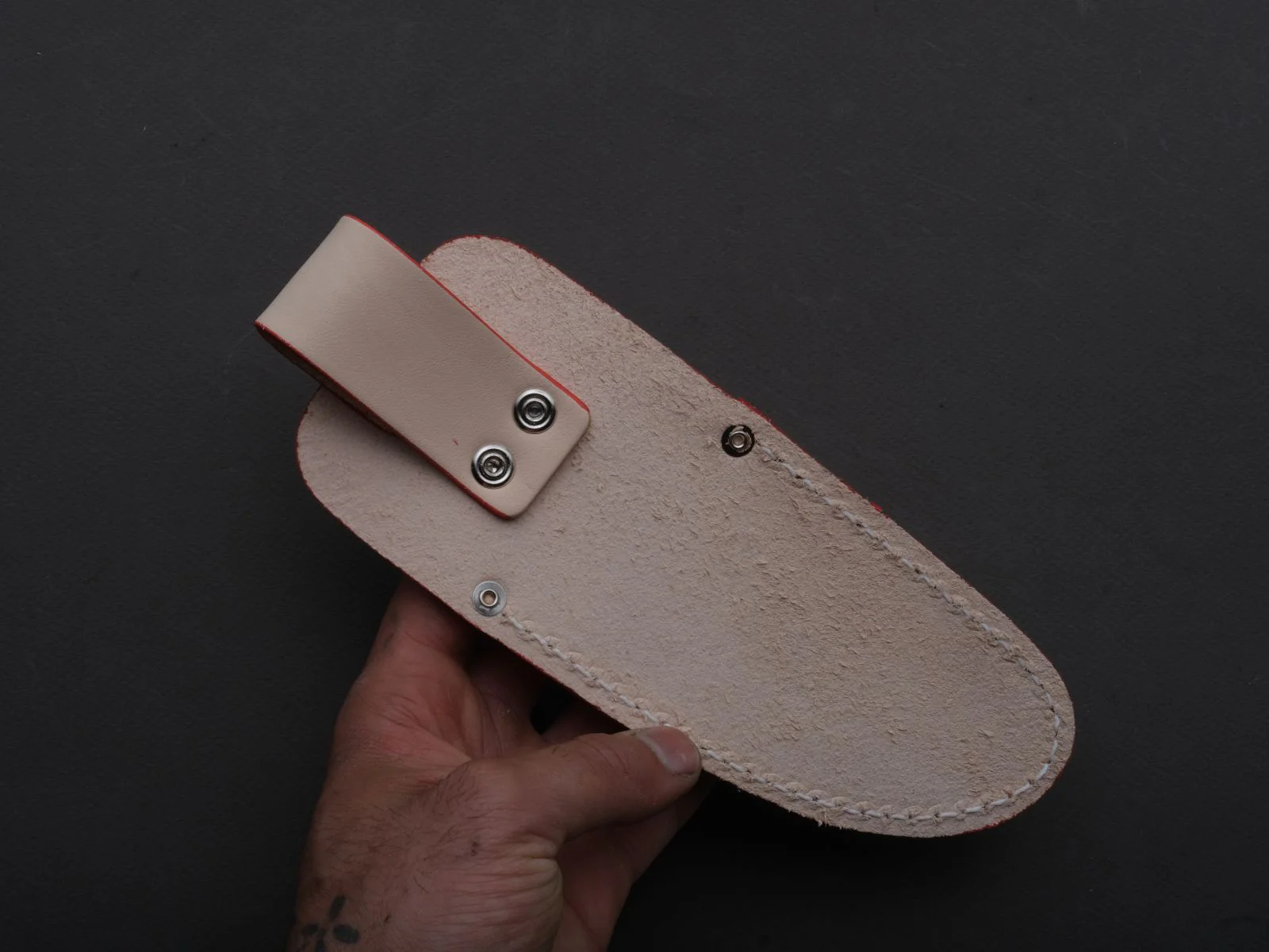 Okatsune - Sentei Pruning Shears Leather Sheath (#108) - Image 3