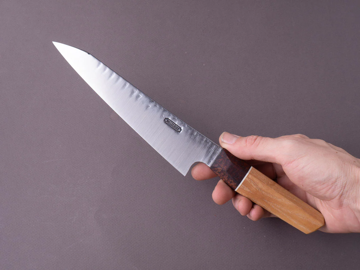Pellegrino Cutlery - Mono-Steel - 52100 - 185mm Petty - Custom Maple Handle - Image 9