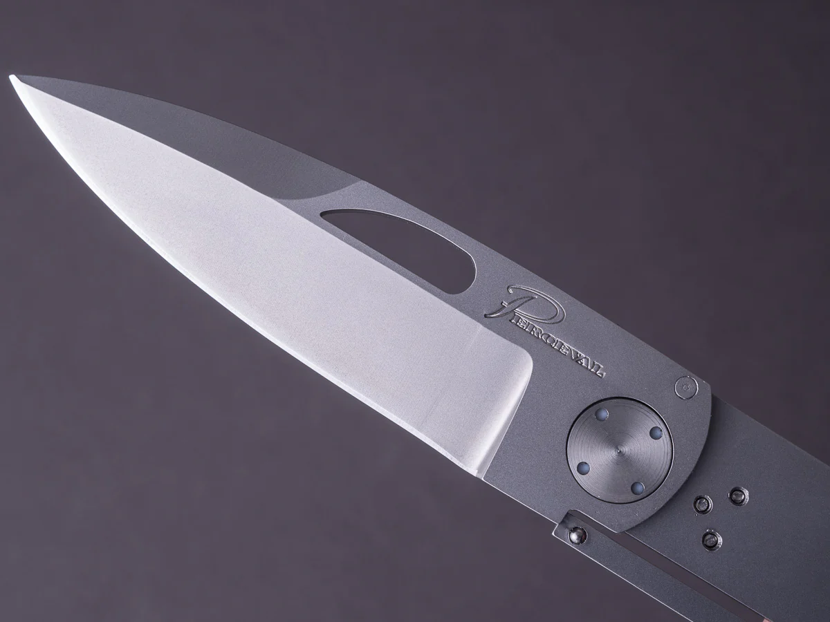 Perceval - Folding Knife - T45 - Liner Lock - Stainless - 7cm - Image 4