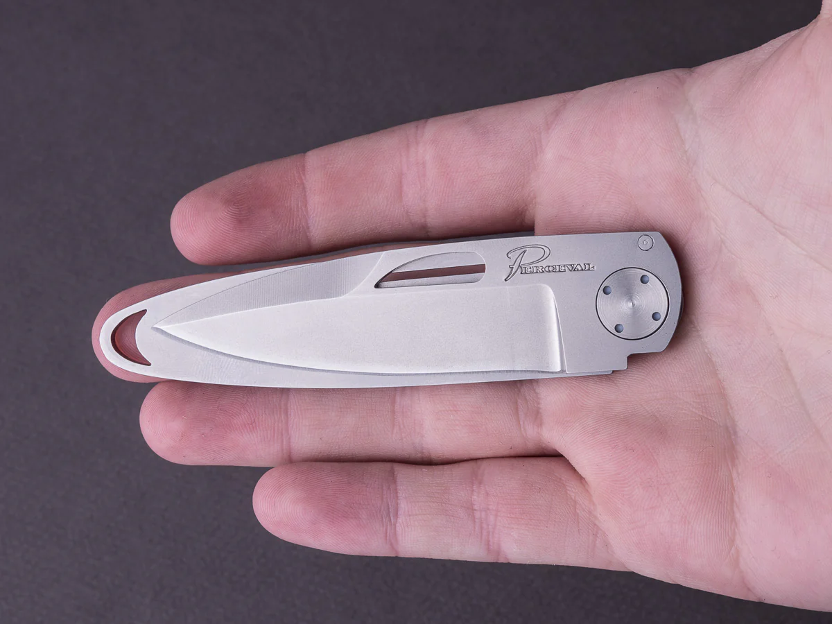Perceval - Folding Knife - T45 - Liner Lock - Stainless - 7cm - Image 7