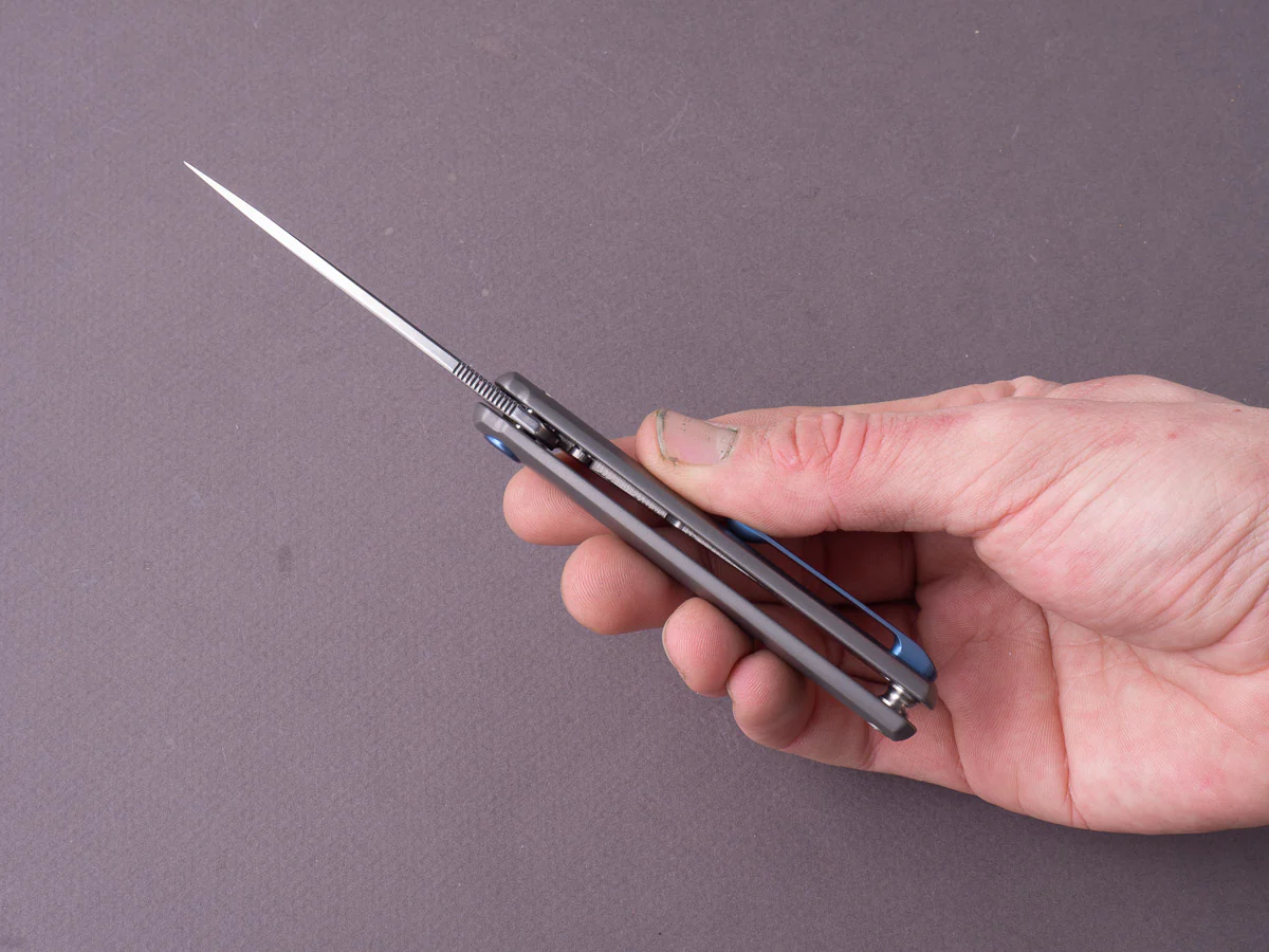 MKM - Folding Knife - Flame - Frame Lock -  M390 - 70mm - Full Titanium - Image 3