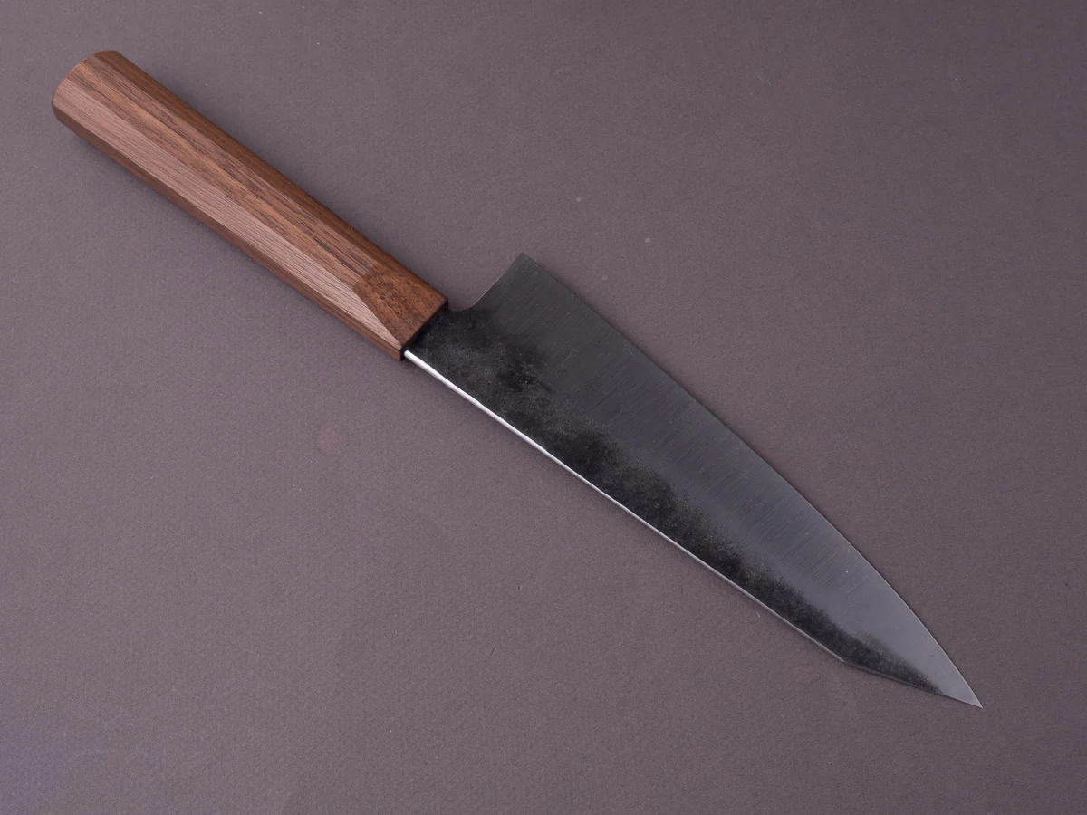Soma - Standard Chef's Set - 80CRV2 Carbon - Kurouchi - 190mm Kiritsuke Gyuto - Walnut Handle - Image 2