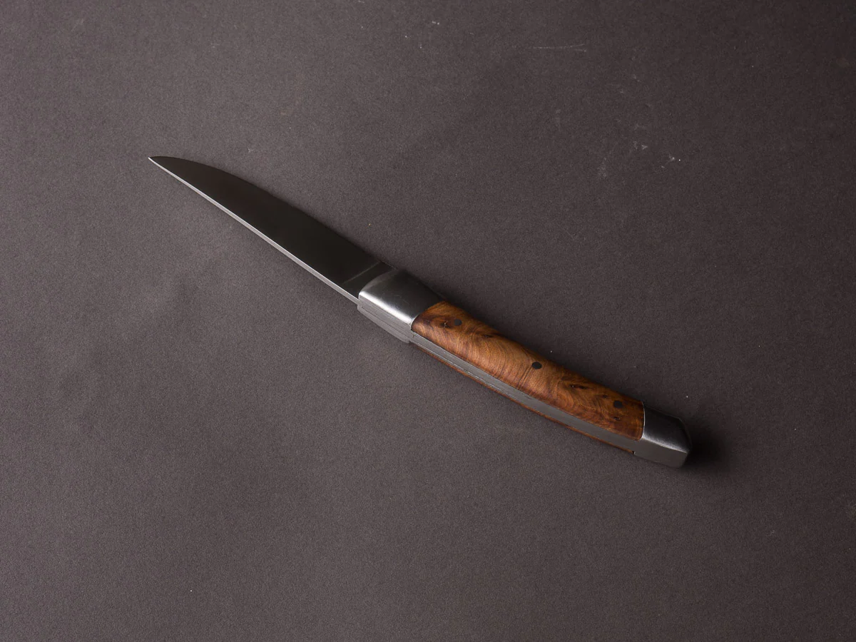 R. Chazeau - Le Thiers Inox - 11cm Folding Knife - Thuya Handle - Image 6