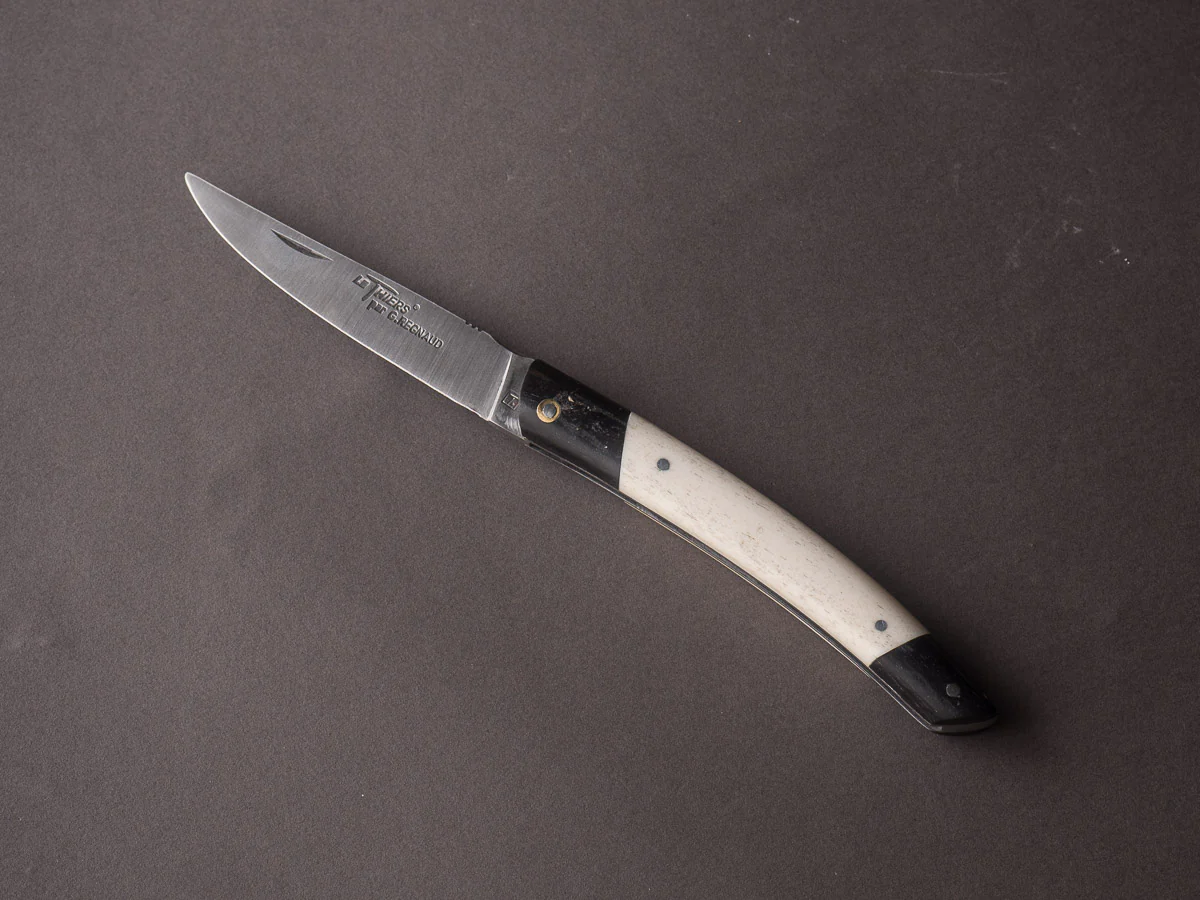 G. Regnaud - Le Thiers - 12cm Folding Knife - Ebony & Bone Handle