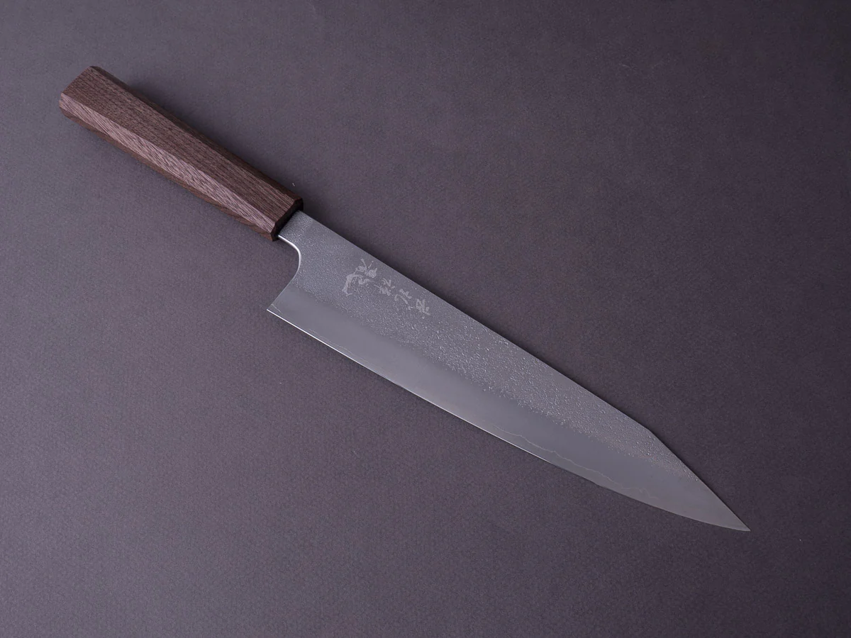 RYUSEN - BLAZEN RYU WA - SG2 Nashiji - 210mm Kiritsuke Gyuto - Walnut Handle