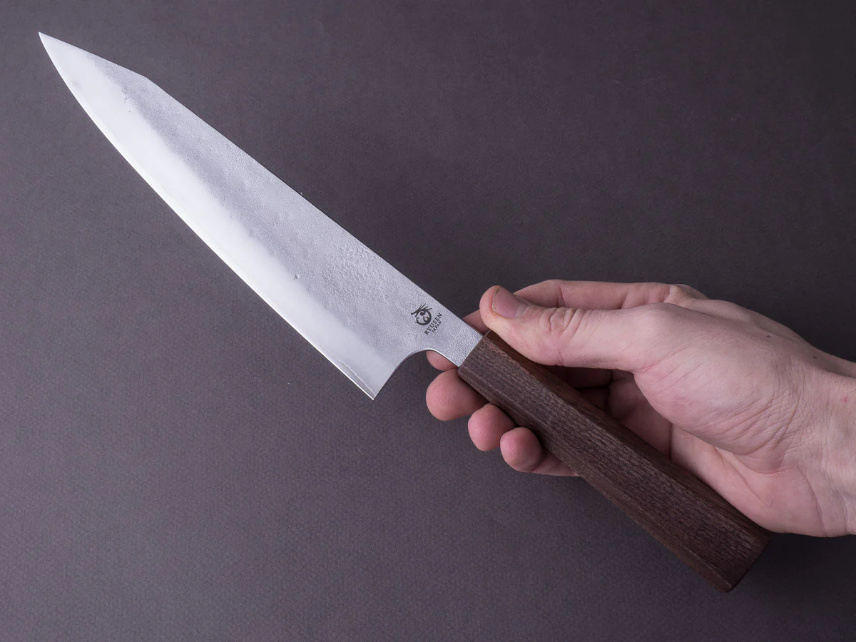 RYUSEN - BLAZEN RYU WA - SG2 Nashiji - 210mm Kiritsuke Gyuto - Walnut Handle - Image 2