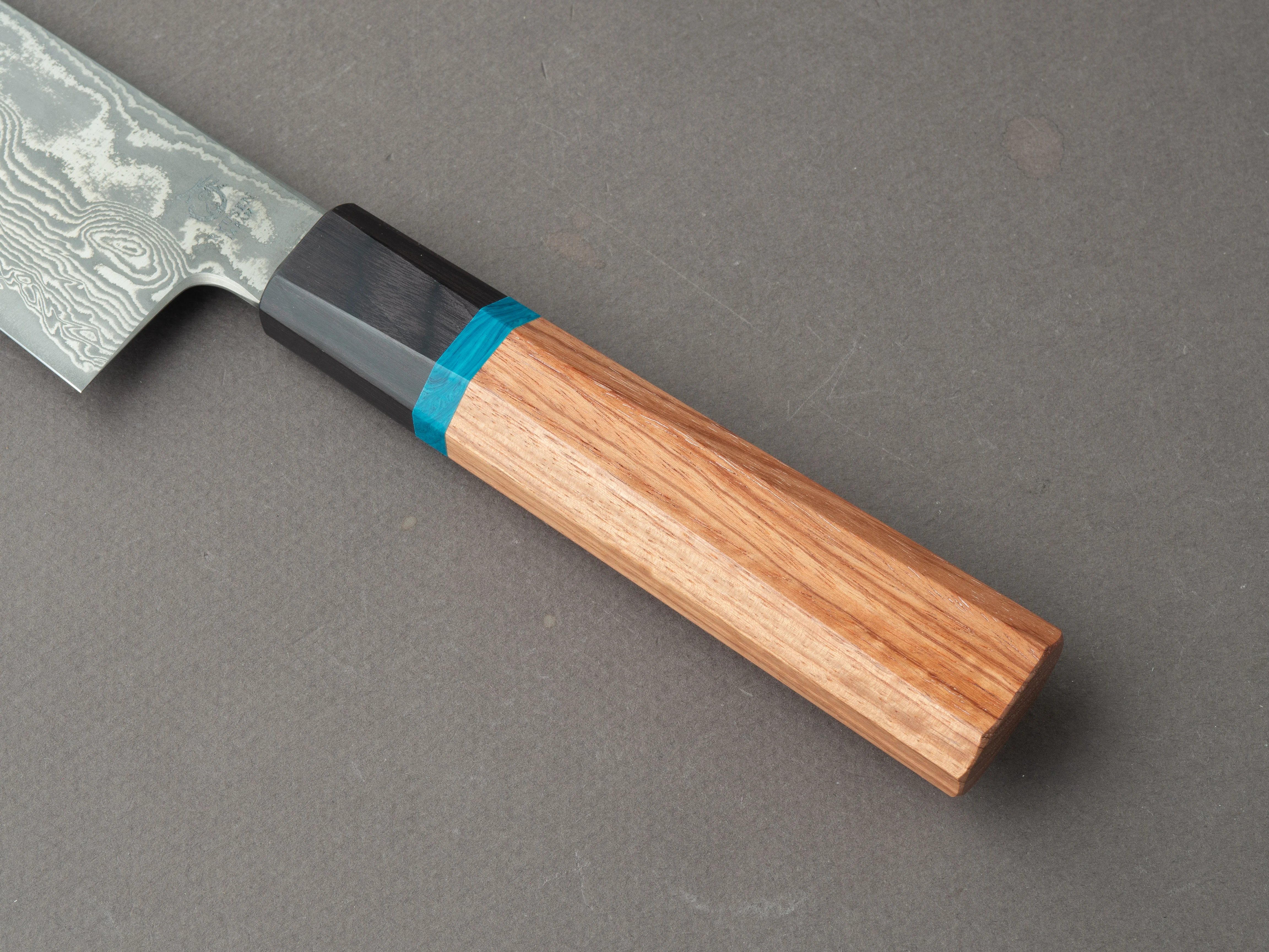 RYUSEN - BONTEN UNRYU KAI - VG10 Damascus - 175mm Santoku - Quince Handle - Image 5