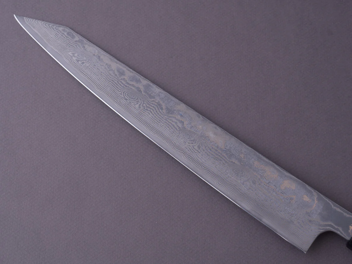RYUSEN - BONTEN UNRYU WA - VG10 Damascus - Kiritsuke Sujihiki - 270mm - Wenge Handle - Image 9