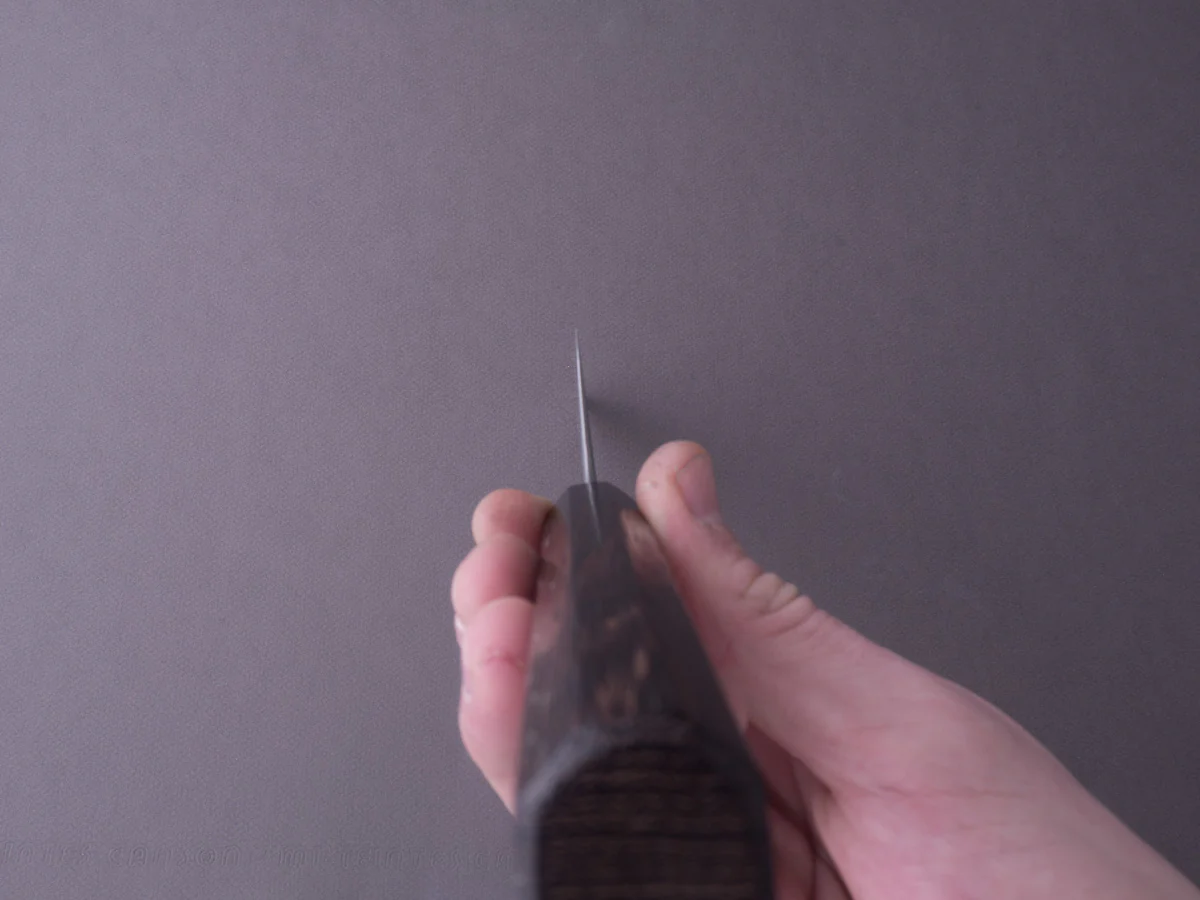 RYUSEN - BONTEN UNRYU WA - VG10 Damascus - 240mm Gyuto - Wenge Handle - Image 10