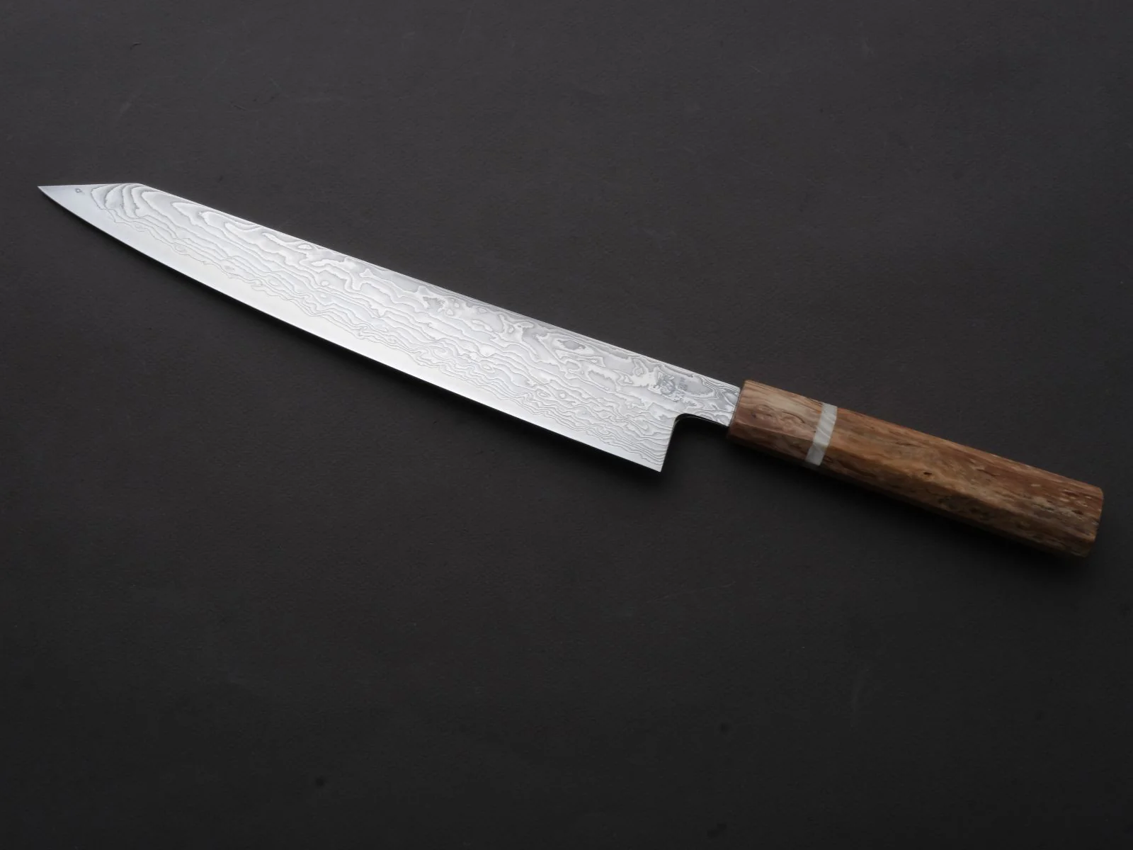 Ryusen - FUKAKURYU KAI - ATS314 - Damascus - Kiritsuke Sujihiki - 270mm - Birch Handle - Image 2