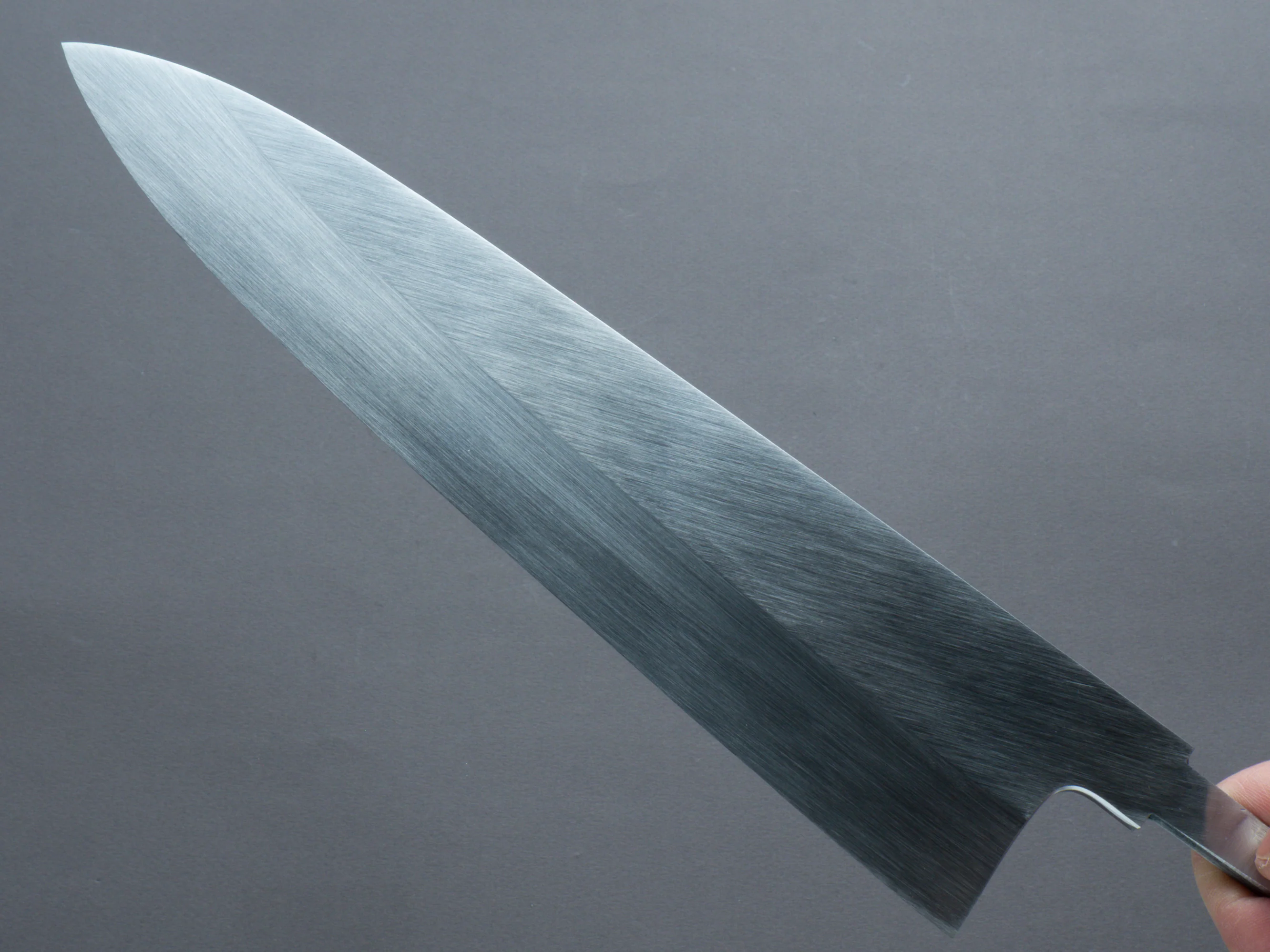 Sakai Kikumori - Strata Custom - MagnaCut - Kido w/ Gold Zogan - 270mm Gyuto - Signed Tang - No Handle - Image 3