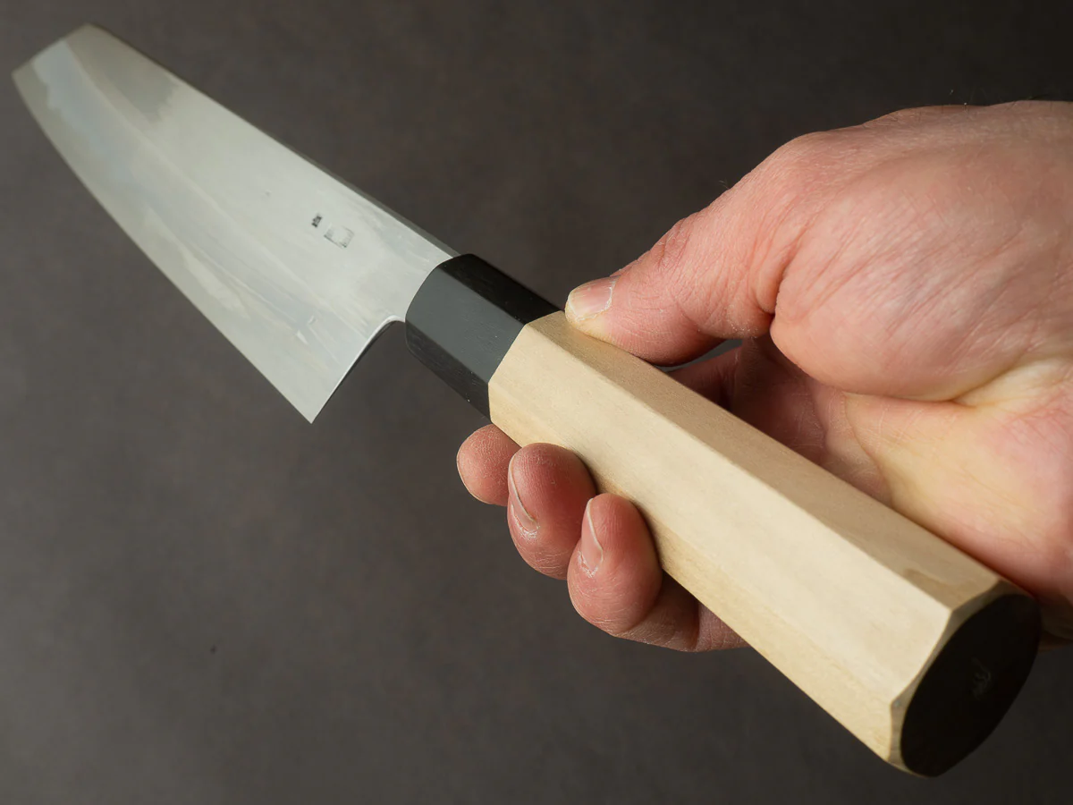 Sakai Kikumori - Kikuzuki Kasumi - White #2 - 270mm Kiritsuke Gyuto - Ho Wood Handle - Image 9