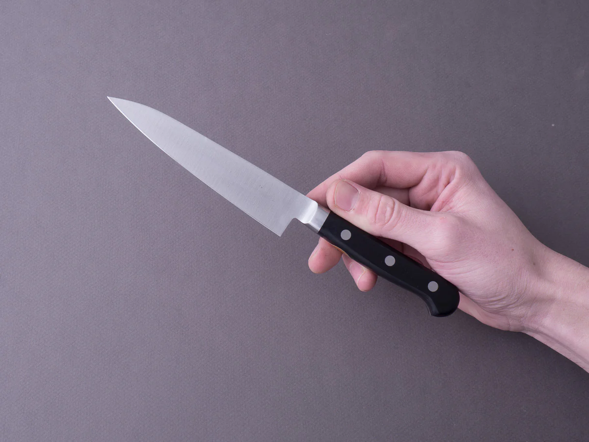 Sakai Kikumori - Nihonko - Carbon - 120mm Petty - Western Handle - Image 3