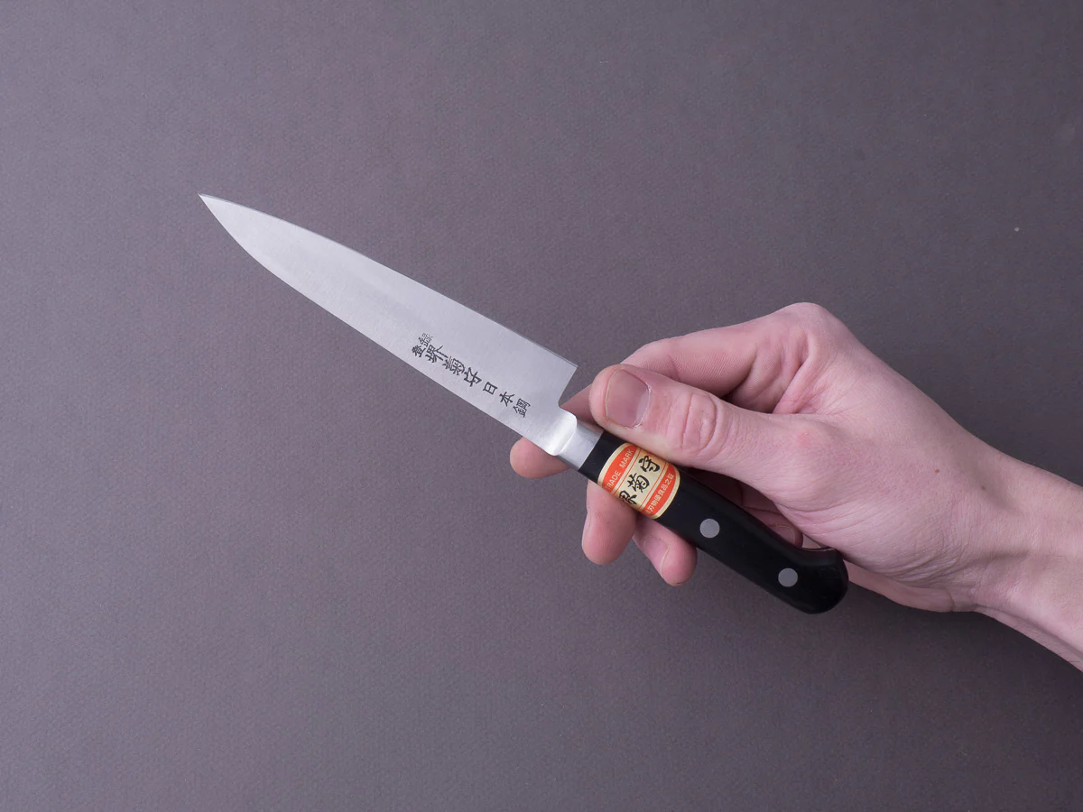 Sakai Kikumori - Nihonko - Carbon - 120mm Petty - Western Handle - Image 4