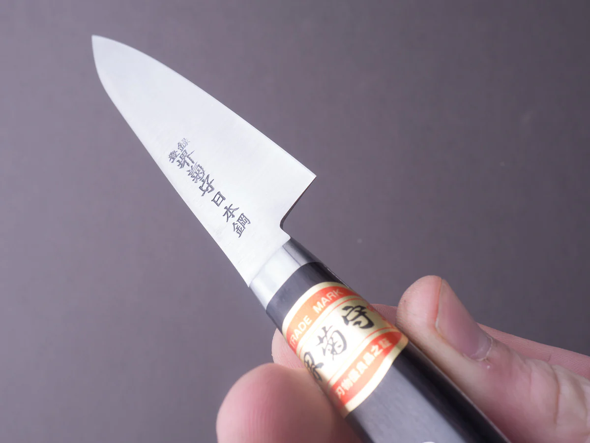 Sakai Kikumori - Nihonko - Carbon - 120mm Petty - Western Handle - Image 7