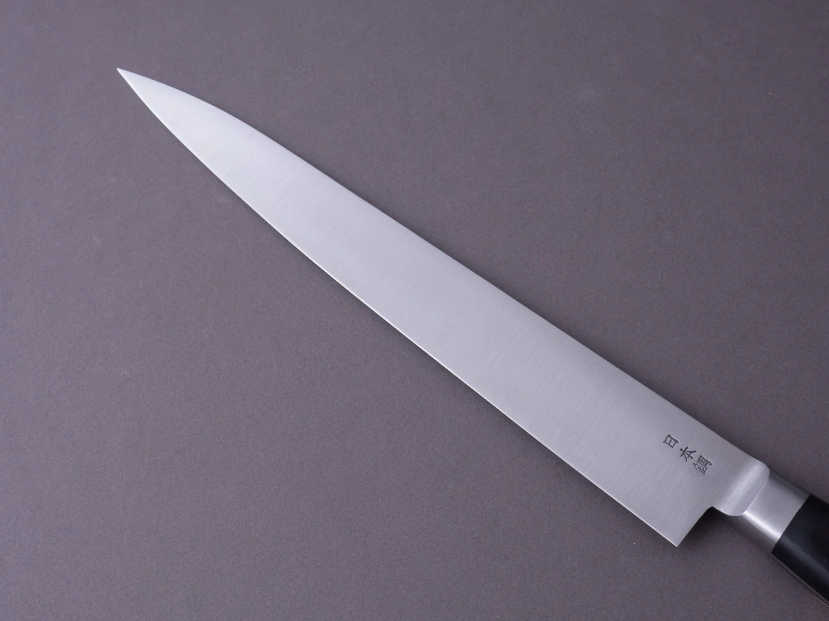 Sakai Kikumori - Nihonko - Carbon - 240mm - Sujihiki - Western Handle - Image 9