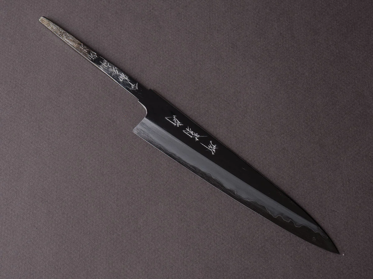 Sakai Kikumori - Super Blue - Mirror Polished - 150mm Petty - No Handle - Tanaka Signed & Dated