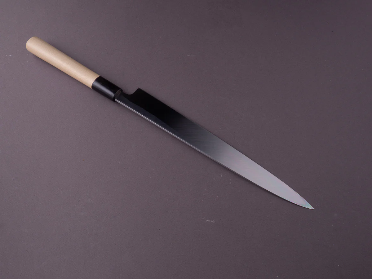 Sakai Kikumori - Tomoshibi - White #2 - 270mm Yanagiba - Ho Wood Handle - Image 4