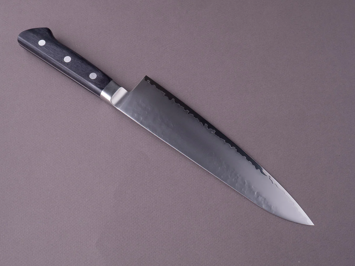 Sakai Kikumori - VG5 - 210mm Gyuto - Western Black Pakka Handle - Image 3