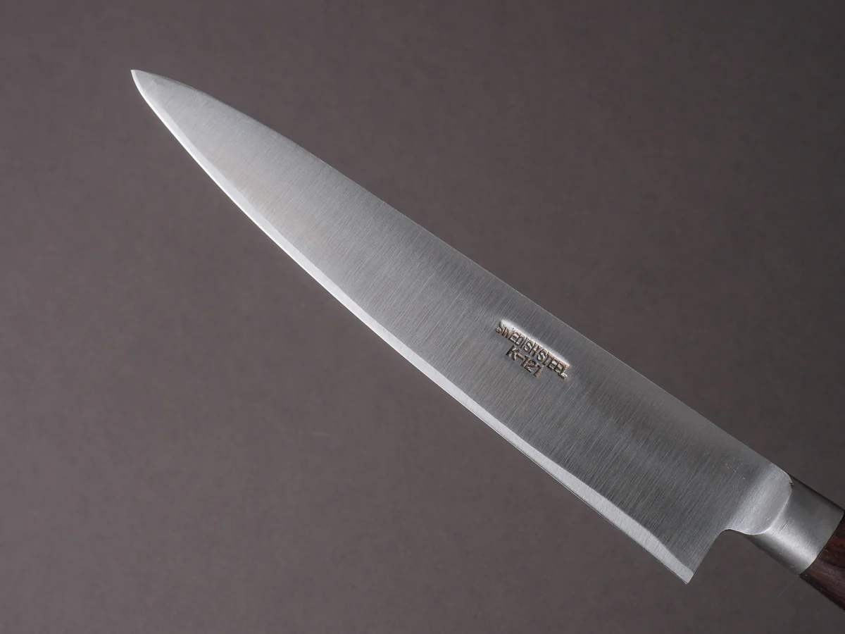 Sakai Kikumori - Vintage Swedish Carbon - 150mm Petty - Western Rosewood Handle - Image 4