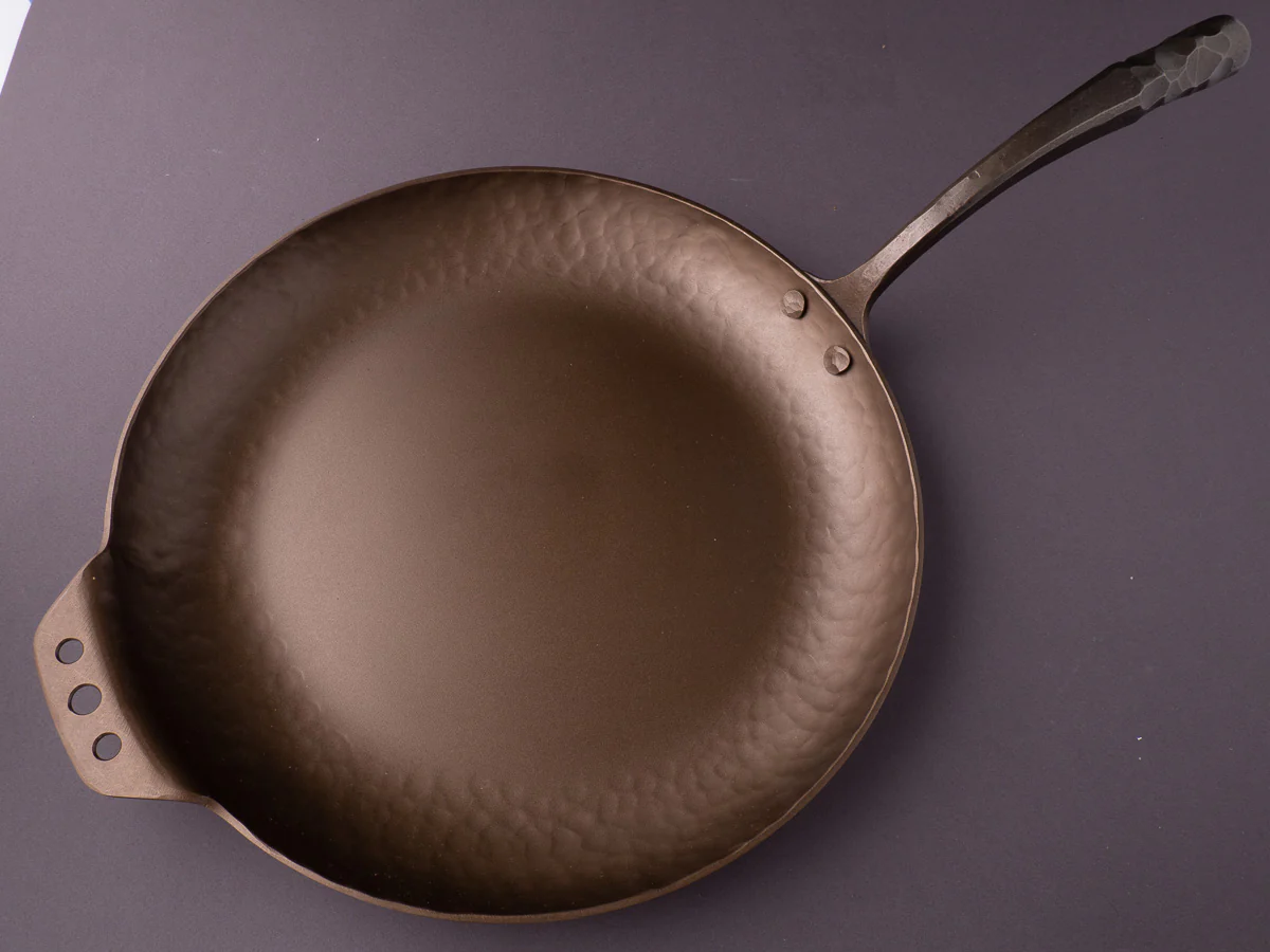 Smithey Ironware - Forged Carbon - 12” Farmhouse Skillet
