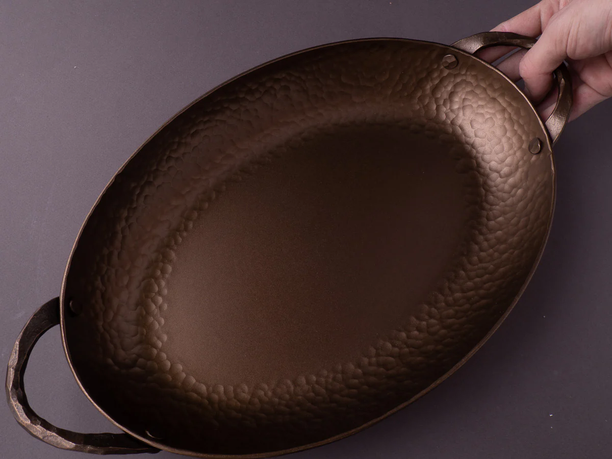 Smithey Ironware - Forged Carbon - Oval Roaster - Image 3
